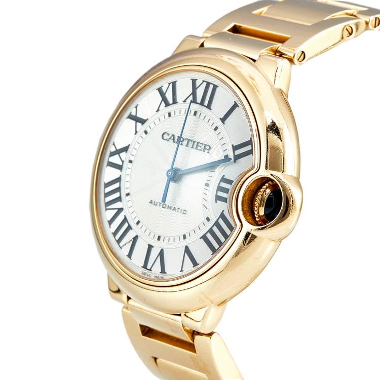 Cartier Ballon Bleu 36mm Yellow Gold Unisex Watch - Luxury Swiss Timepiece for Men & Women - Perfect for Gifts, Weddings & Formal Occasions