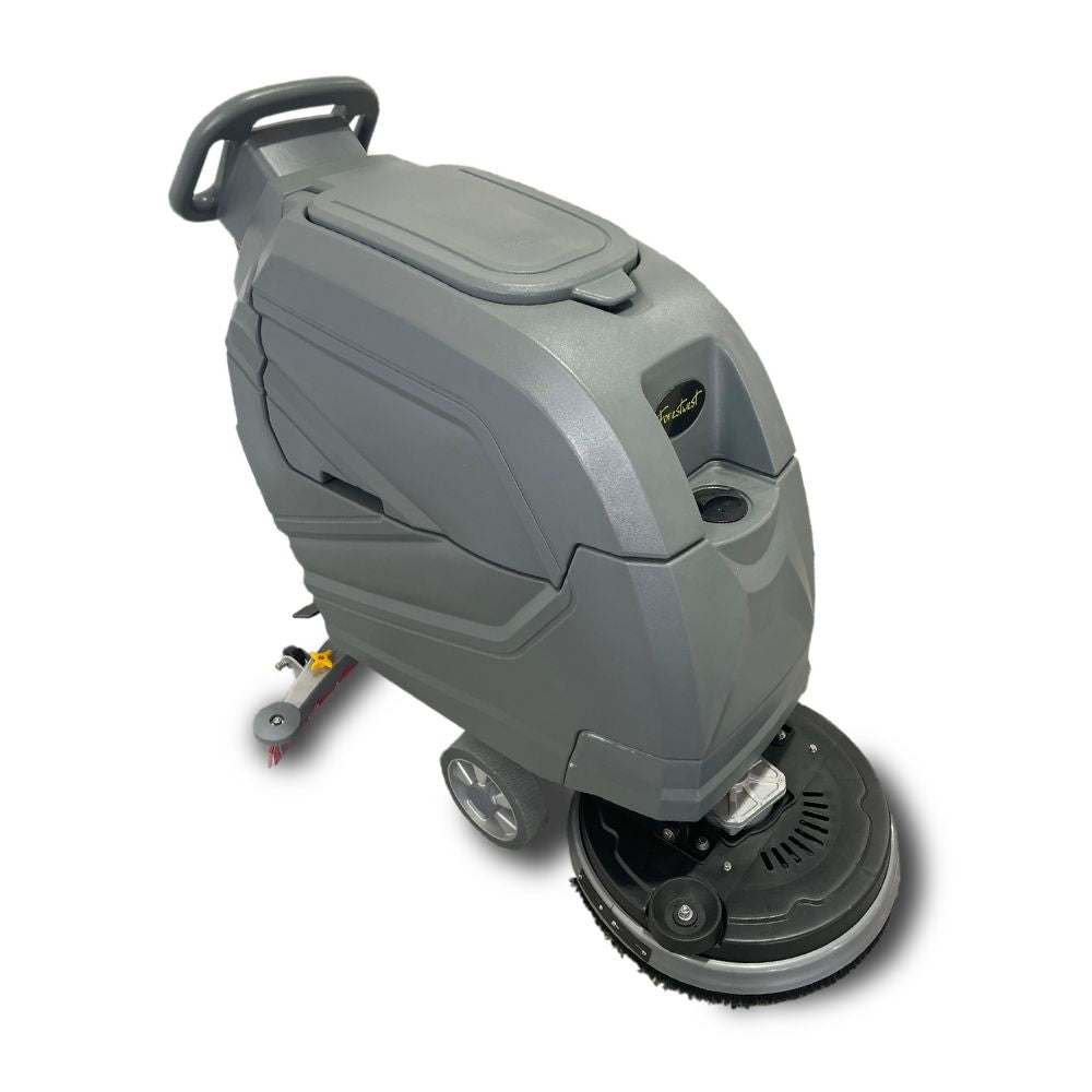 Forestwest BM902 Battery-Powered Walk-Behind Floor Scrubber - Ideal for Commercial Cleaning, Warehouses & Large Hard Surface Areas