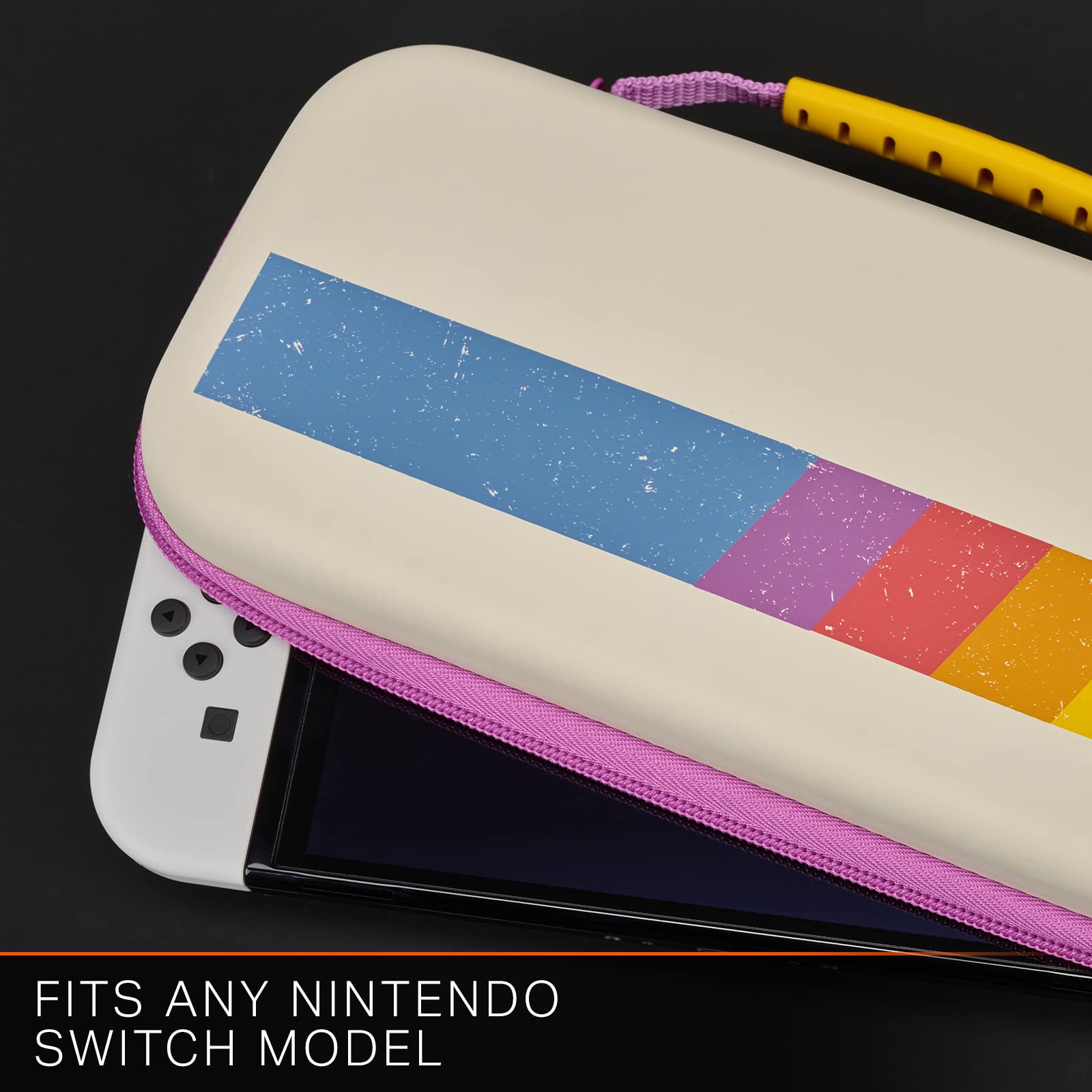 PowerA Nintendo Switch Protection Case - Rainbow Run Mario Design, Durable Gaming Console Cover for Nintendo Switch | Perfect for Travel, Home & On-the-Go Gaming Protection