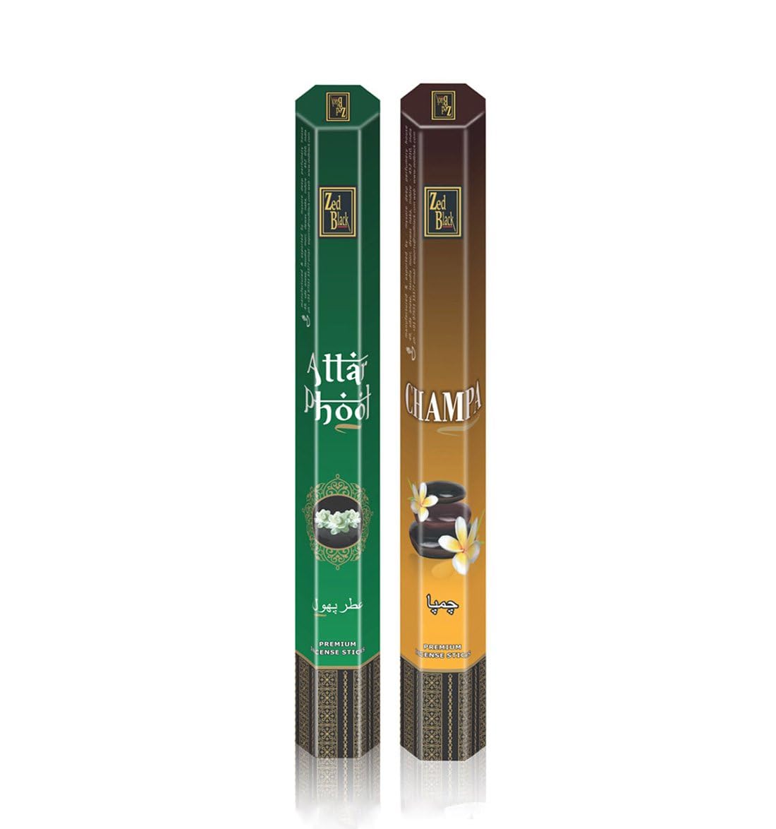 Premium ZED BLACK Aroma Fragrance Sticks - 6 Pack of 120 Long-Lasting Incense Sticks with Natural Essential Oils - Relaxing Lavender & Sandalwood Scents for Meditation, Yoga, Home & Office Aromatherapy