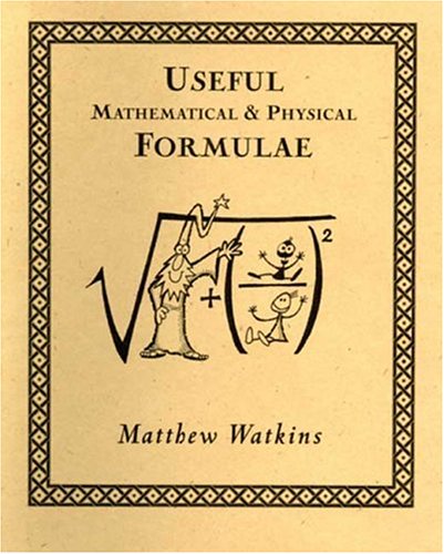 Essential Mathematical and Physical Formulas - Wooden Books Collection | Perfect for Students, Engineers & Scientists | Study Reference & Office Decor