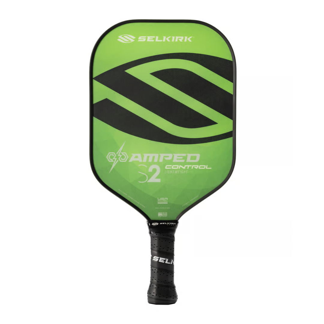 Selkirk AMPED Control S2 Pickleball Paddle - Premium Graphite Paddle for Spin & Control - Perfect for Indoor & Outdoor Pickleball Games, Tournaments & Practice