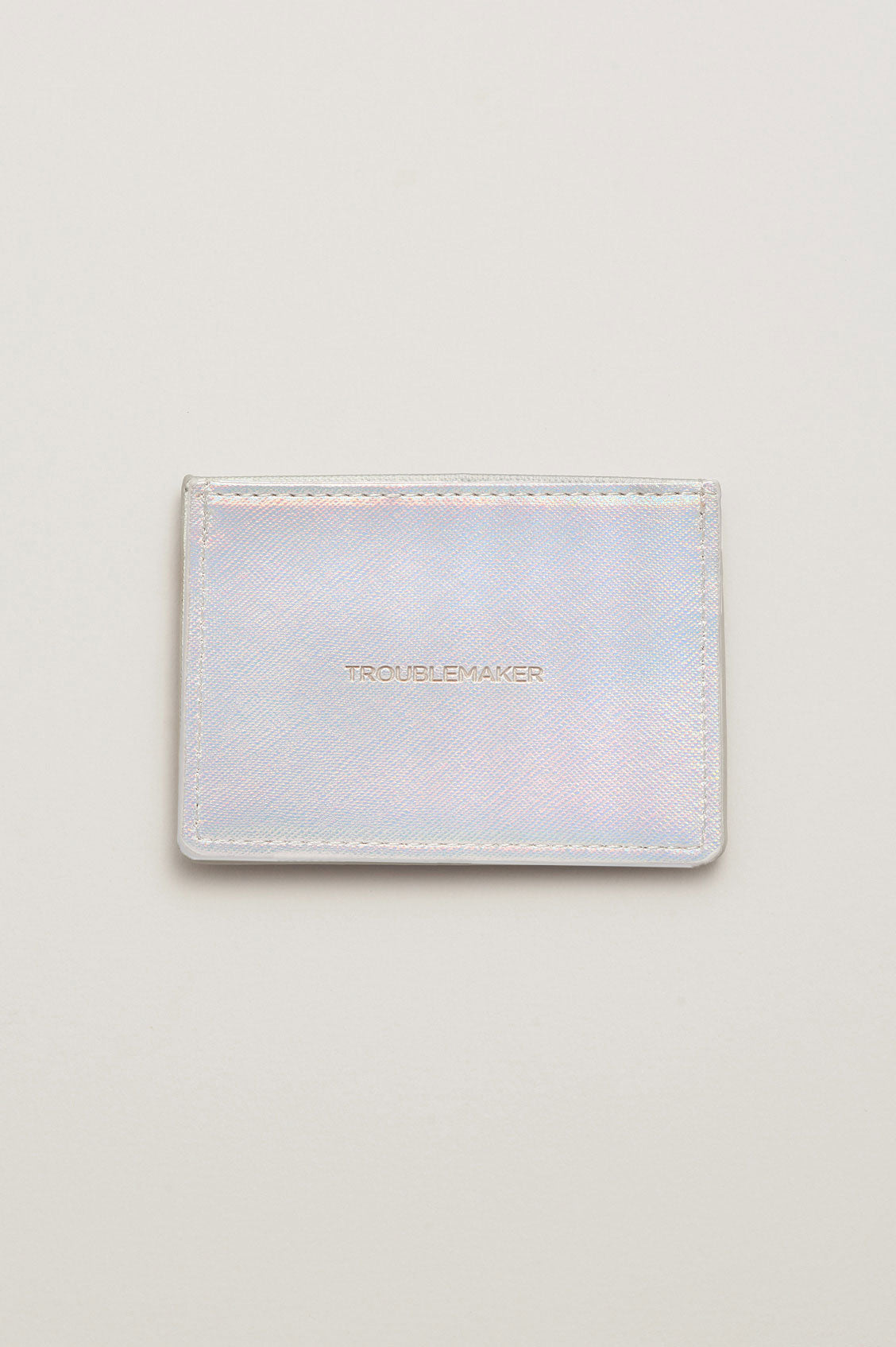 Troublemaker Card Holder - Slim RFID Blocking Wallet for Men & Women - Perfect for Travel, Work, and Everyday Use