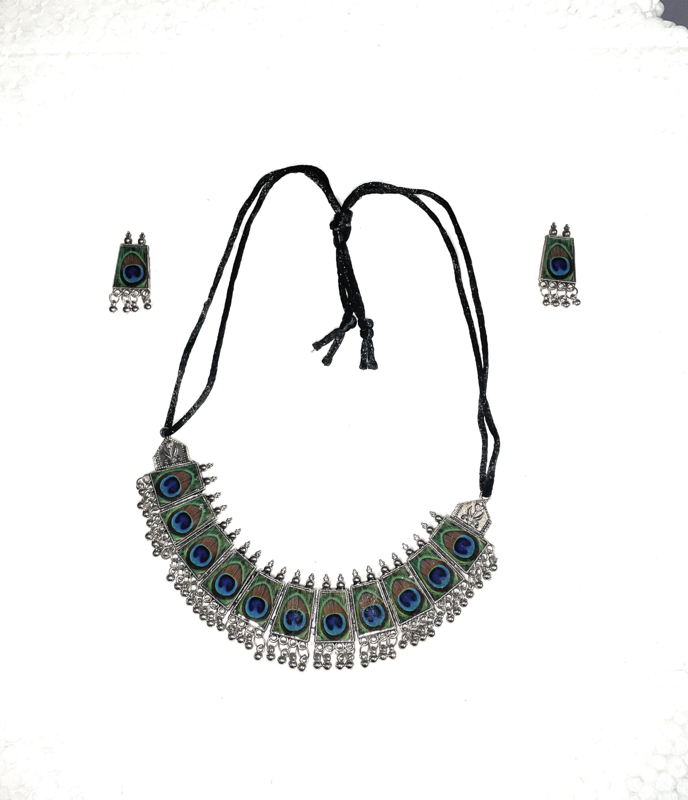 Peacock Jewelry Set for Women - Elegant Necklace & Earrings Set, Latest Fashion Accessories for Banquet, Party, Wedding & Gift Giving