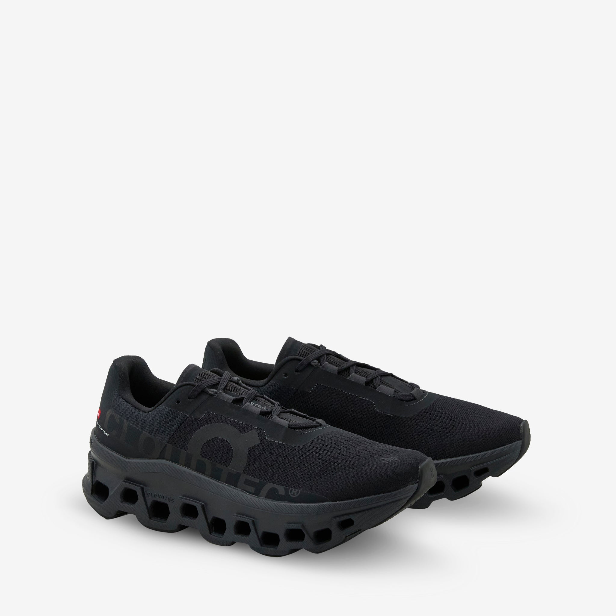 Cloudmonster All Black Running Shoes for Men & Women - Lightweight Cushioned Sneakers for Jogging, Gym Workouts & Daily Wear
