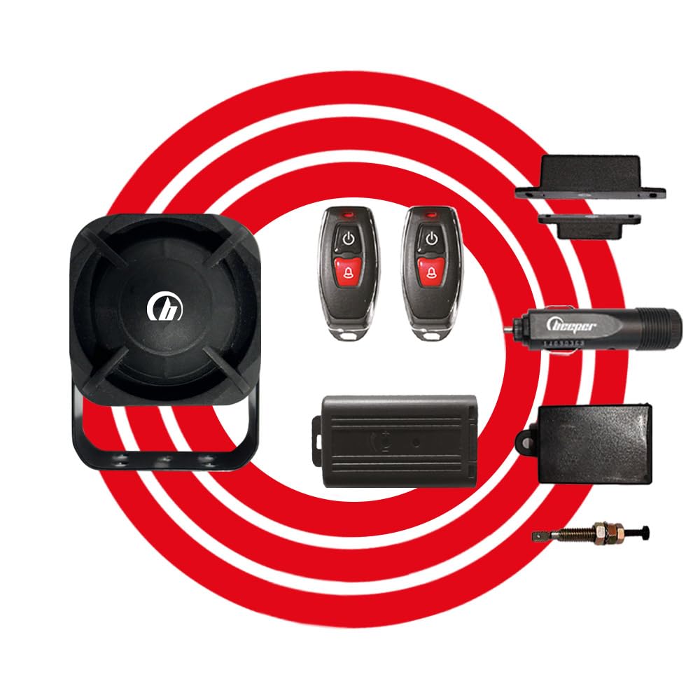 BEEPER - XR5VUL Universal Van and Utility Alarm System | Vehicle Security Alarm for Trucks, Vans & SUVs | Anti-Theft Protection for Parking & Night Use