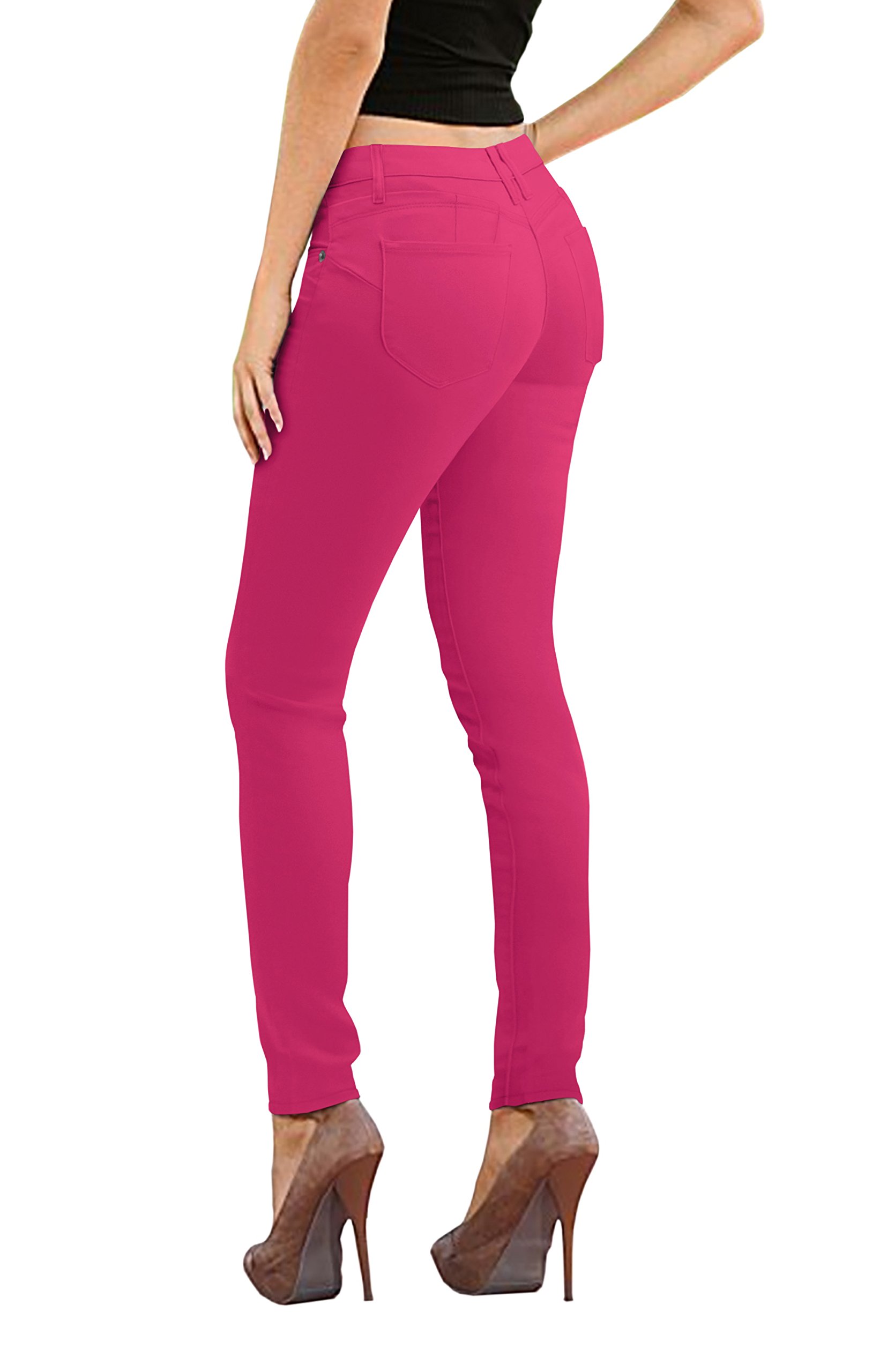 Women's Hybrid Butt Lift Stretch Denim Skinny Yoga Jeans - Super Comfortable High Waisted Tummy Control Pants for Workout, Yoga & Everyday Wear