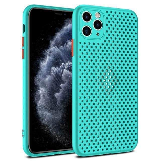 Heat Dissipation Soft iPhone 13 Silicone Cooling Case - Premium Shockproof Phone Cover for Gaming & Fast Charging - Perfect for Summer Use & Heavy Smartphone Users