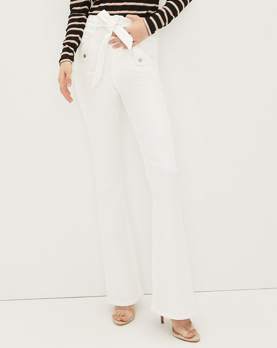 Giselle High Waist Skinny Flare Jeans for Women - Stretchy Denim Pants, Bootcut & Tummy Control - Perfect for Casual Wear, Office & Night Out