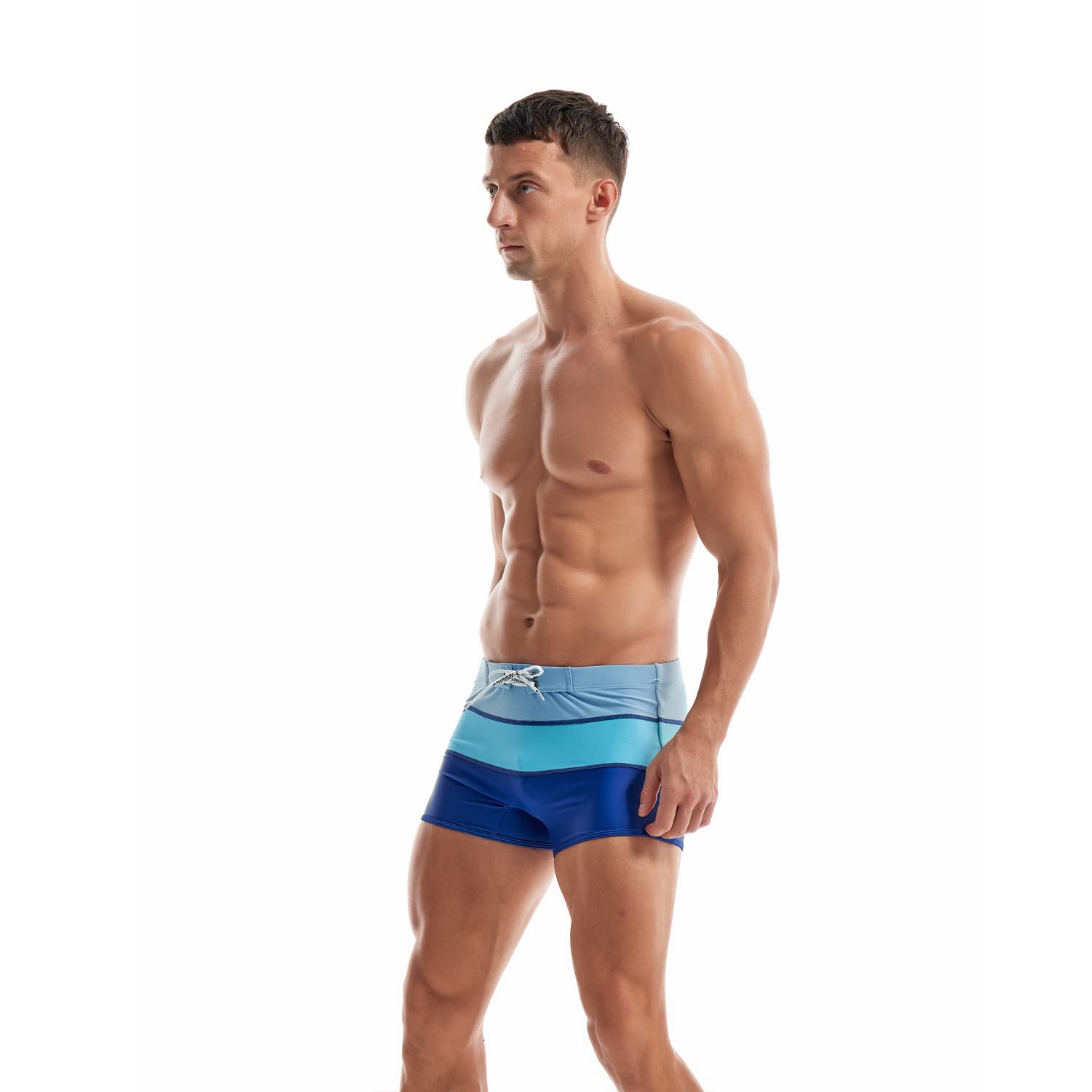 **Men's Swimwear - Quick-Dry Swim Boxer Trunks & Square Cut Bathing Suits for Beach, Pool & Vacation | Comfortable Swim Briefs for Men**