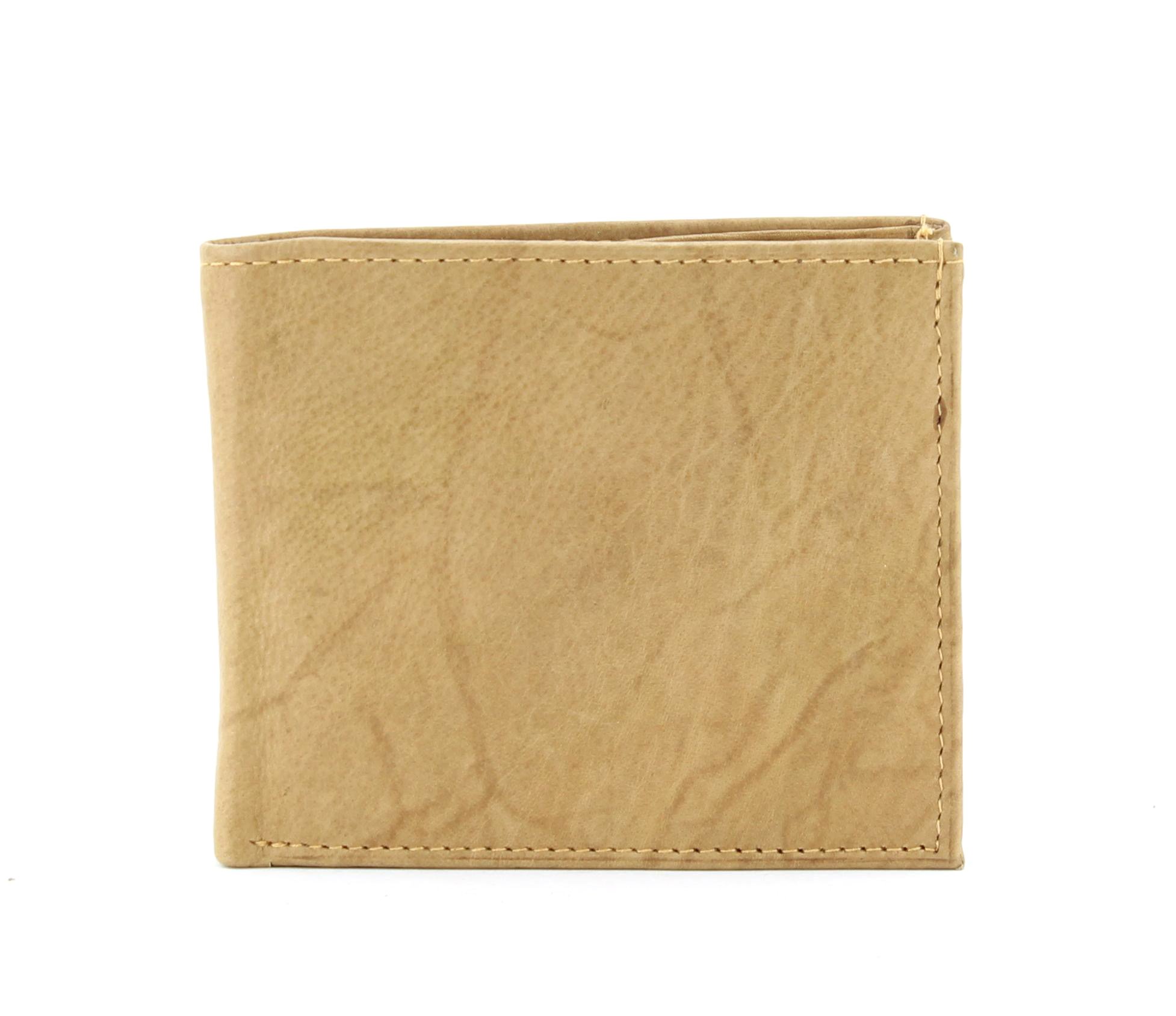 Premium Bifold Leather Wallet for Men - Genuine Top Grain Cowhide, 8 Card Slots, 2 Inner Pockets & Cash Compartments - Classic Ageless Design (Tan) - Perfect for Everyday Use, Business & Travel