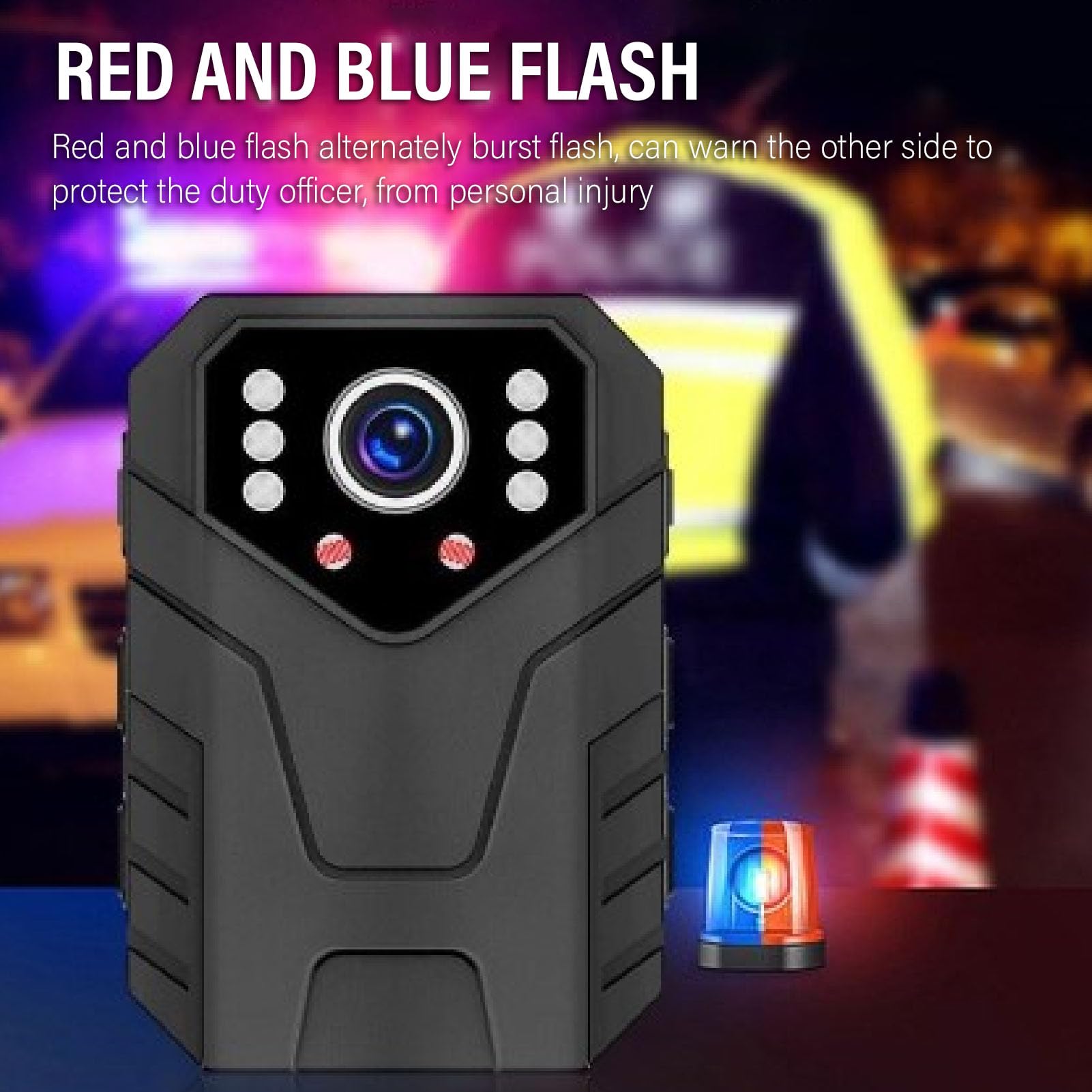 Diyeeni 4K WIFI Mini Action Camera - Waterproof IP68 Wearable Sports Camera with Infrared Night Vision, 48MP HD for Cycling, Outdoor Adventures & Night Recording