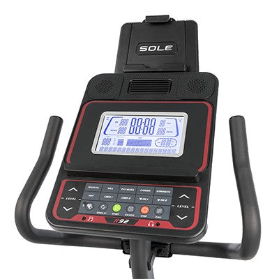 SOLE R92 Recumbent Exercise Bike for Home Gym - Comfortable Indoor Cycling Machine for Seniors & Rehabilitation - Perfect for Low-Impact Cardio Workouts & Physical Therapy