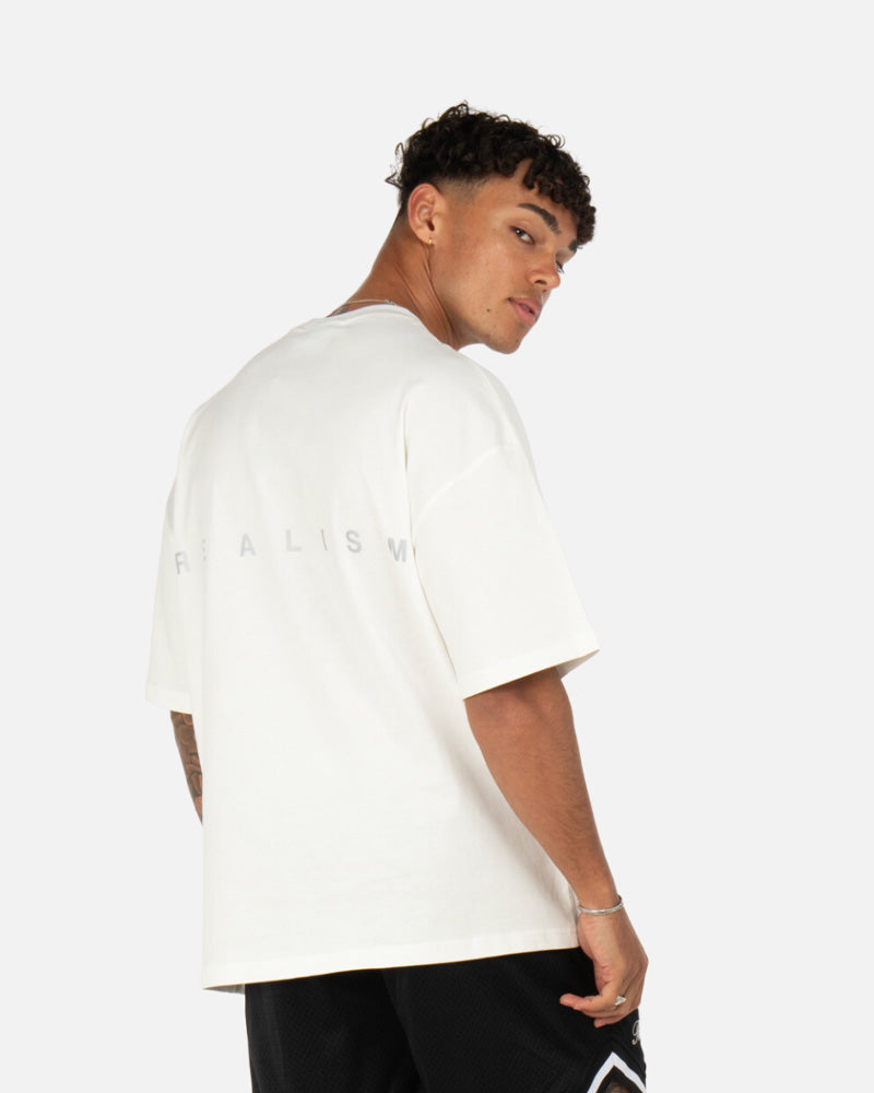 SSS Realism Song of Angels Graphic Tee - White Cotton T-Shirt for Men & Women | Casual Streetwear, Music Festival Outfit, Gift for Art Lovers