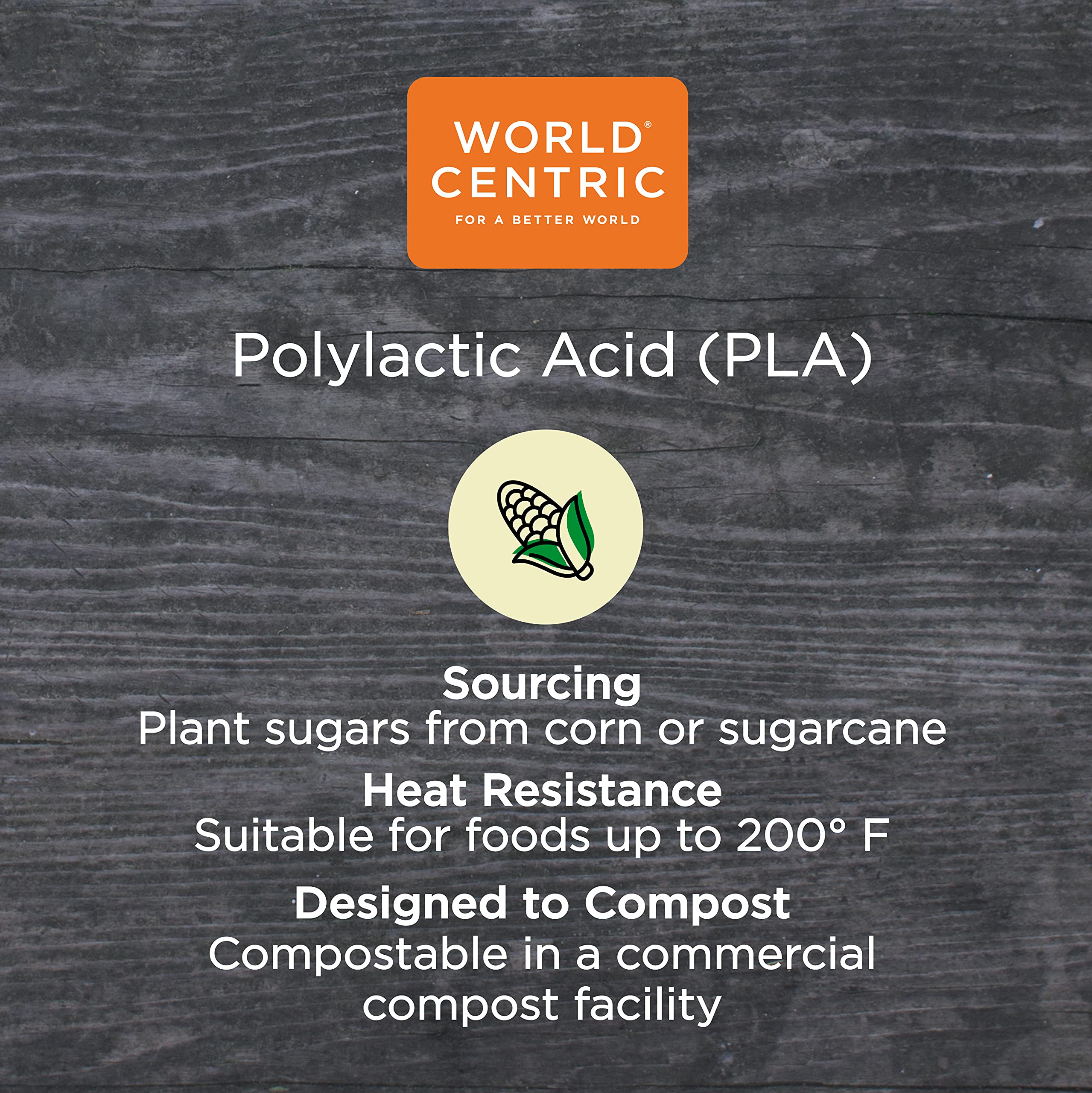 World Centric 100% Compostable Cold Cups - 14 oz Clear PLA Plastic Eco-Friendly Drinkware (Pack of 1000) for Parties, Cafes & Sustainable Events