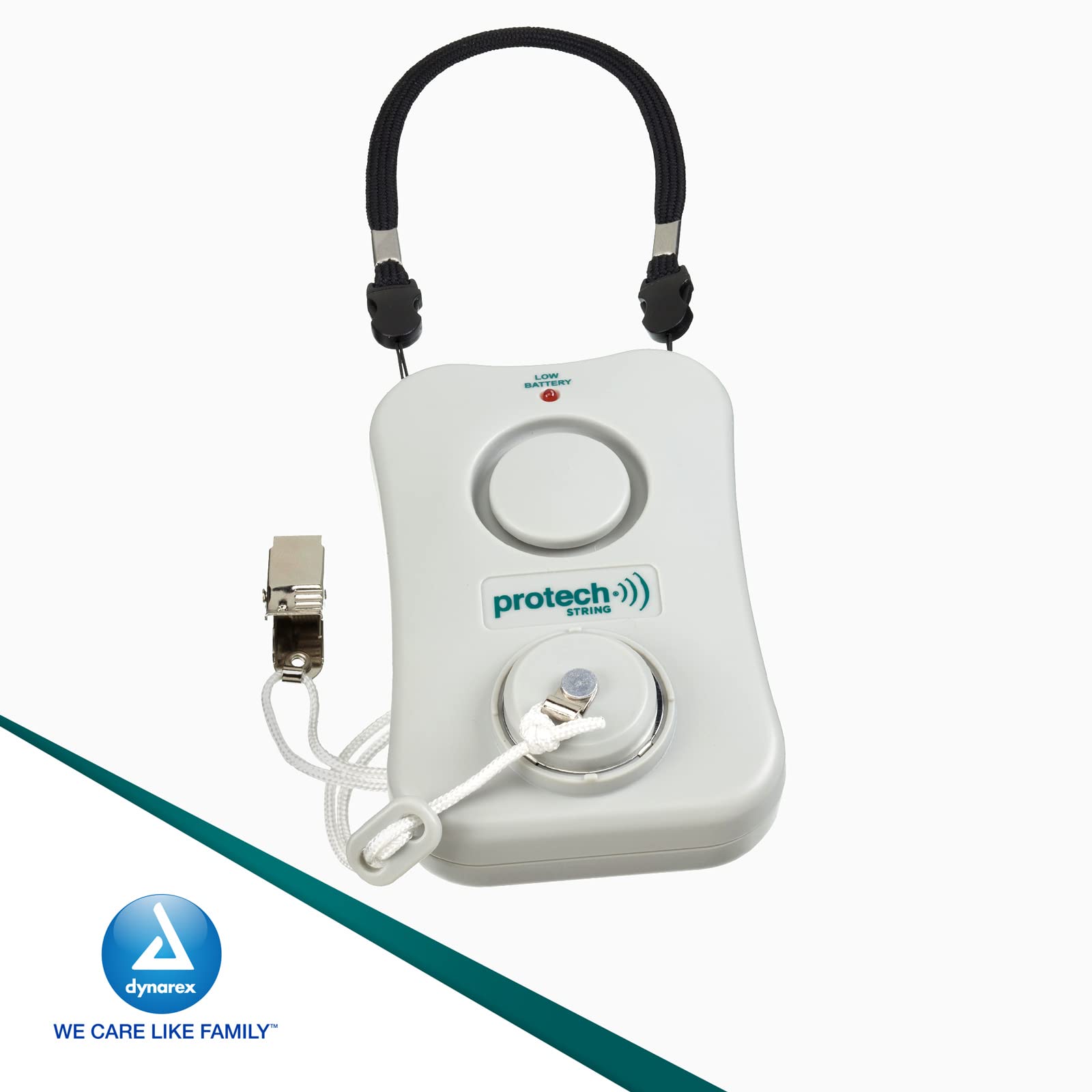 Dynarex Protech String Monitor - Elderly Fall Prevention Alarm for Beds & Chairs | Pressure-Sensitive Caregiver Alert System | Home Care, Hospital & Hospice Safety Equipment | Ideal for Dementia Patients & Seniors at Risk of Falling