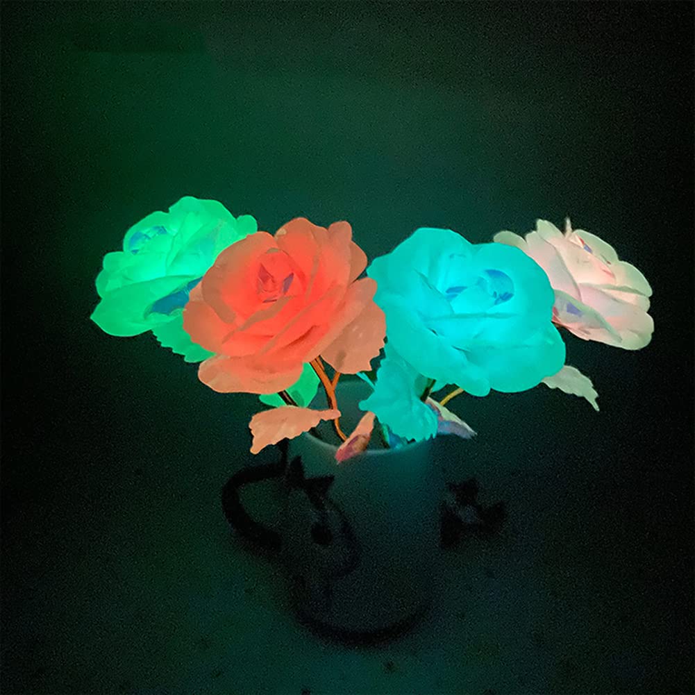 24K Gold Foil Rose with Gift Box - 10 Inch Glowing Artificial Rose, Long Stem Plastic Flower for Valentine's Day, Christmas, Mother's Day, Anniversary, Birthday, Wedding & Thanksgiving - Perfect for Romantic Gifts, Home Decor, and Special Occasions