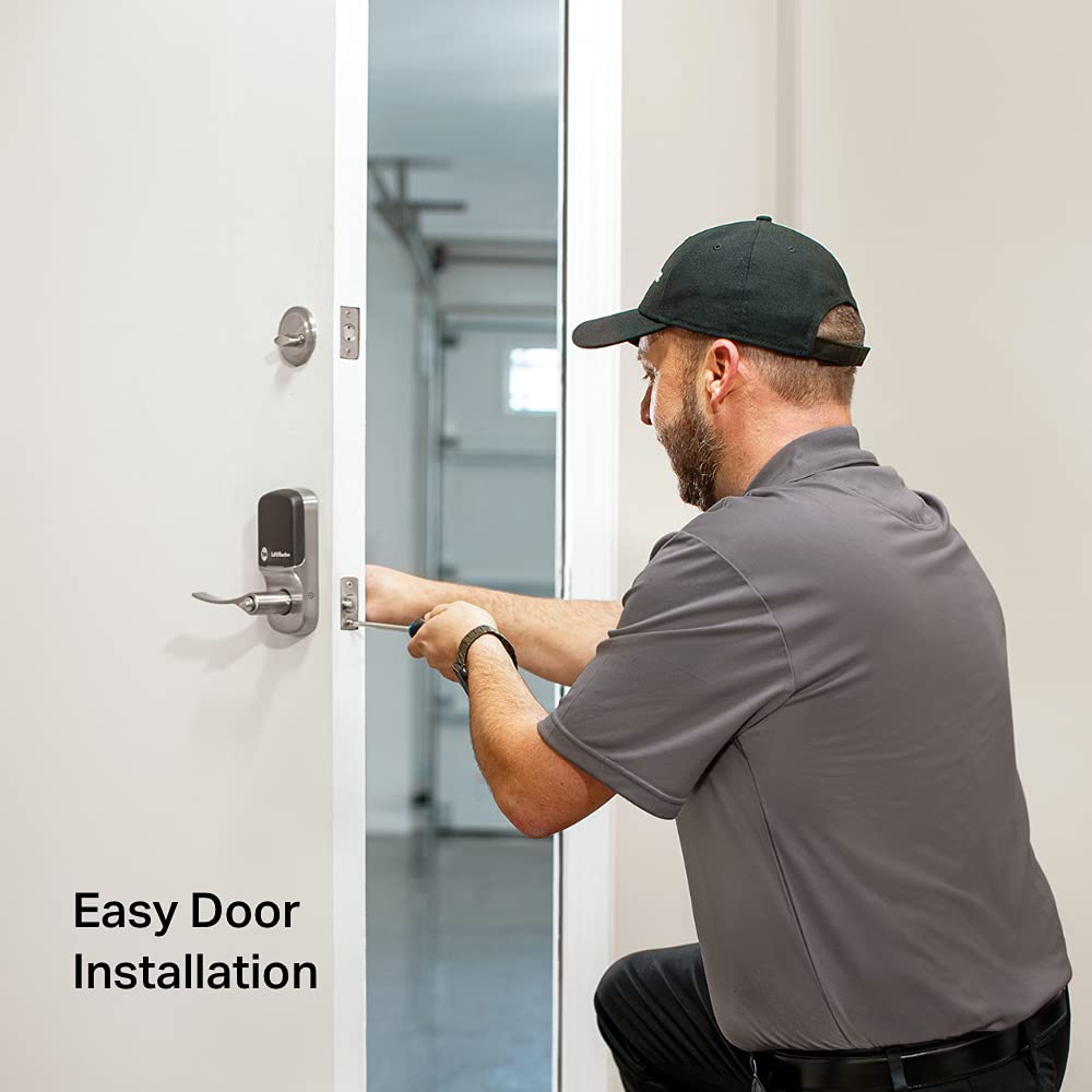 Yale LiftMaster Smart Lock with Keypad Lever - Keyless Entry, myQ App Control, Amazon Key In-Garage Delivery Compatible, Oil Rubbed Bronze Finish | Secure Home & Garage Access for Smart Homes