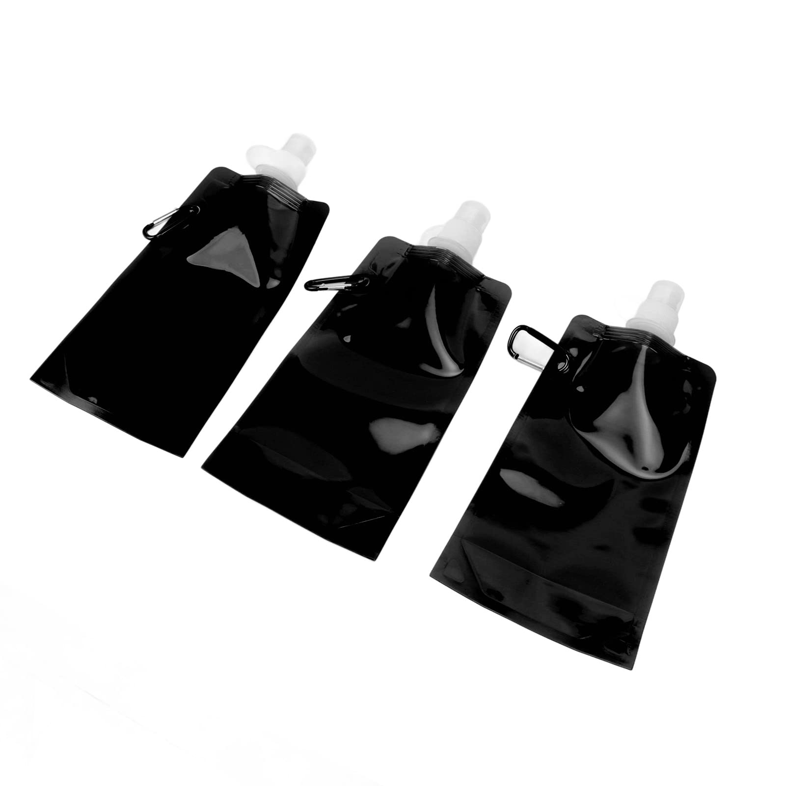 Eulbevoli Foldable Water Bag - Collapsible, Leak-Proof, Eco-Friendly PE Water Bottle for Hiking, Camping, Travel & Outdoor Adventures