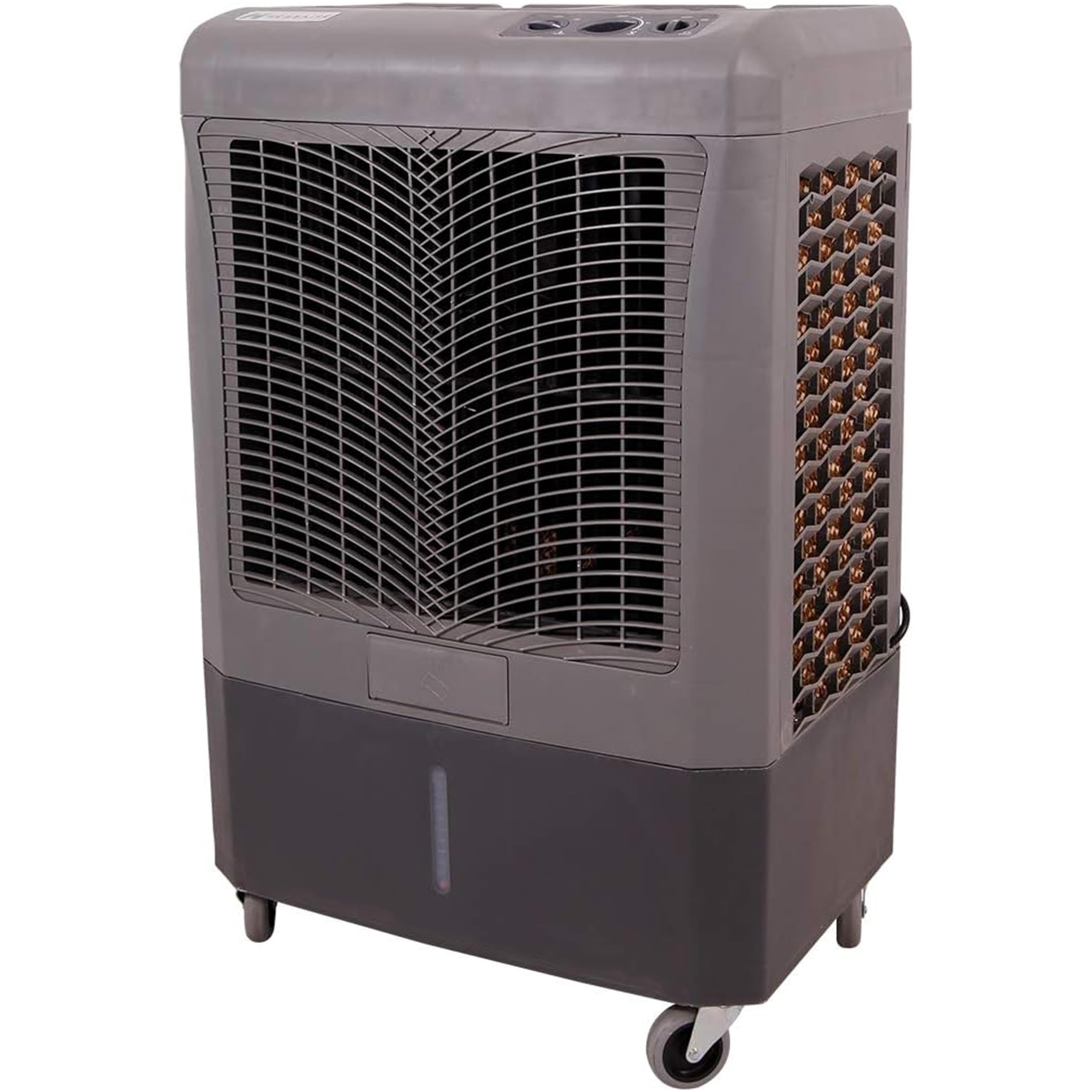 Hessaire MC37M 3100 CFM Portable Evaporative Air Cooler - 3-Speed High Velocity Outdoor Swamp Cooler for 950 sq. ft. Areas - Perfect for Patio, Garage, Warehouse & Backyard Cooling (Gray)