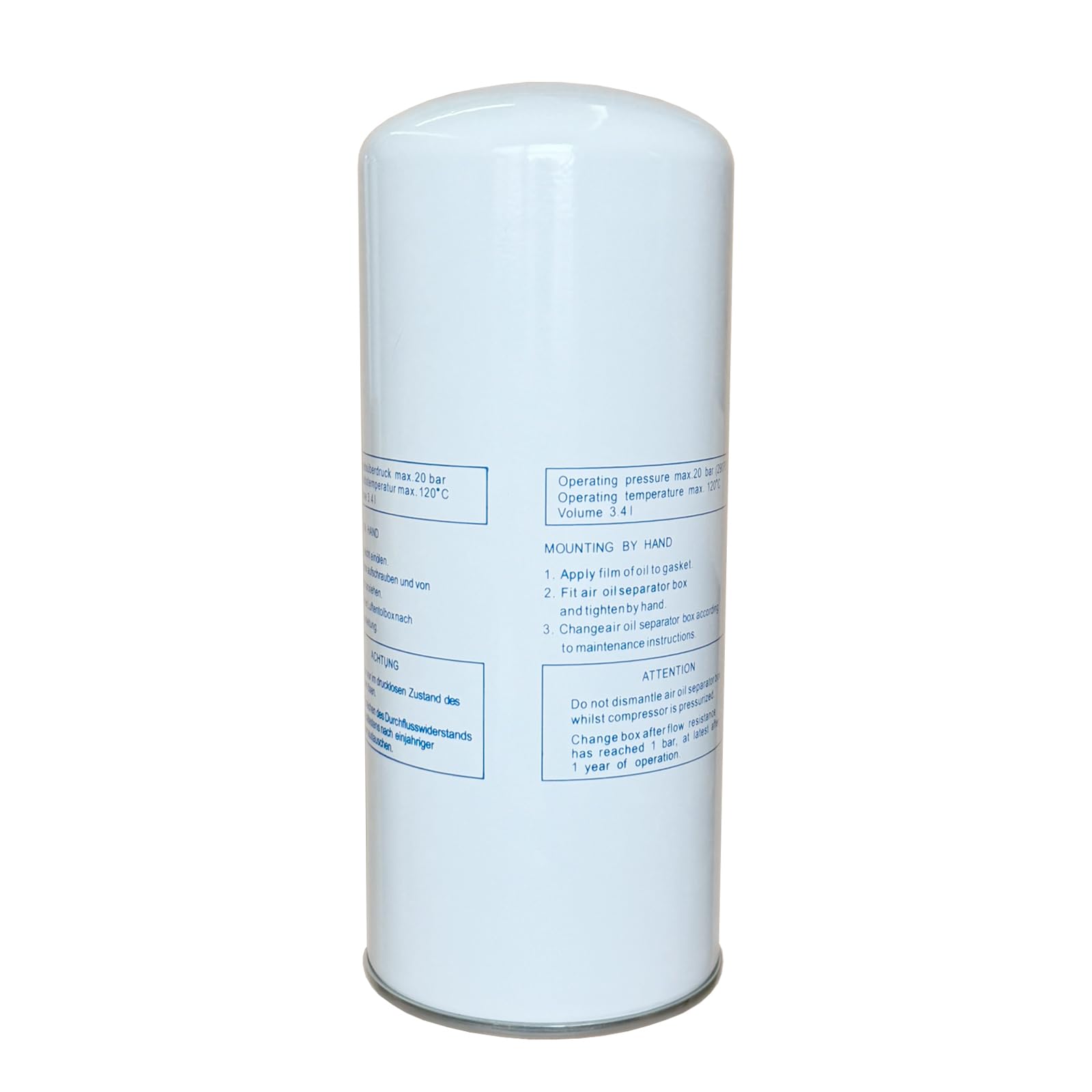 LB13145/20 Air Oil Separator Replacement for Screw Air Compressor - Compatible with 2914050100 - High Efficiency Filtration for Industrial & Workshop Use