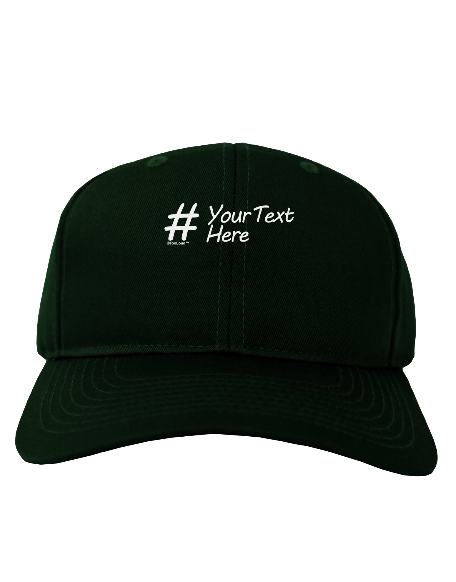 Personalized Hashtag Baseball Cap - Adjustable Dark Adult Hat for Men & Women | Perfect for Outdoor Activities, Sports Events & Fashion Statement