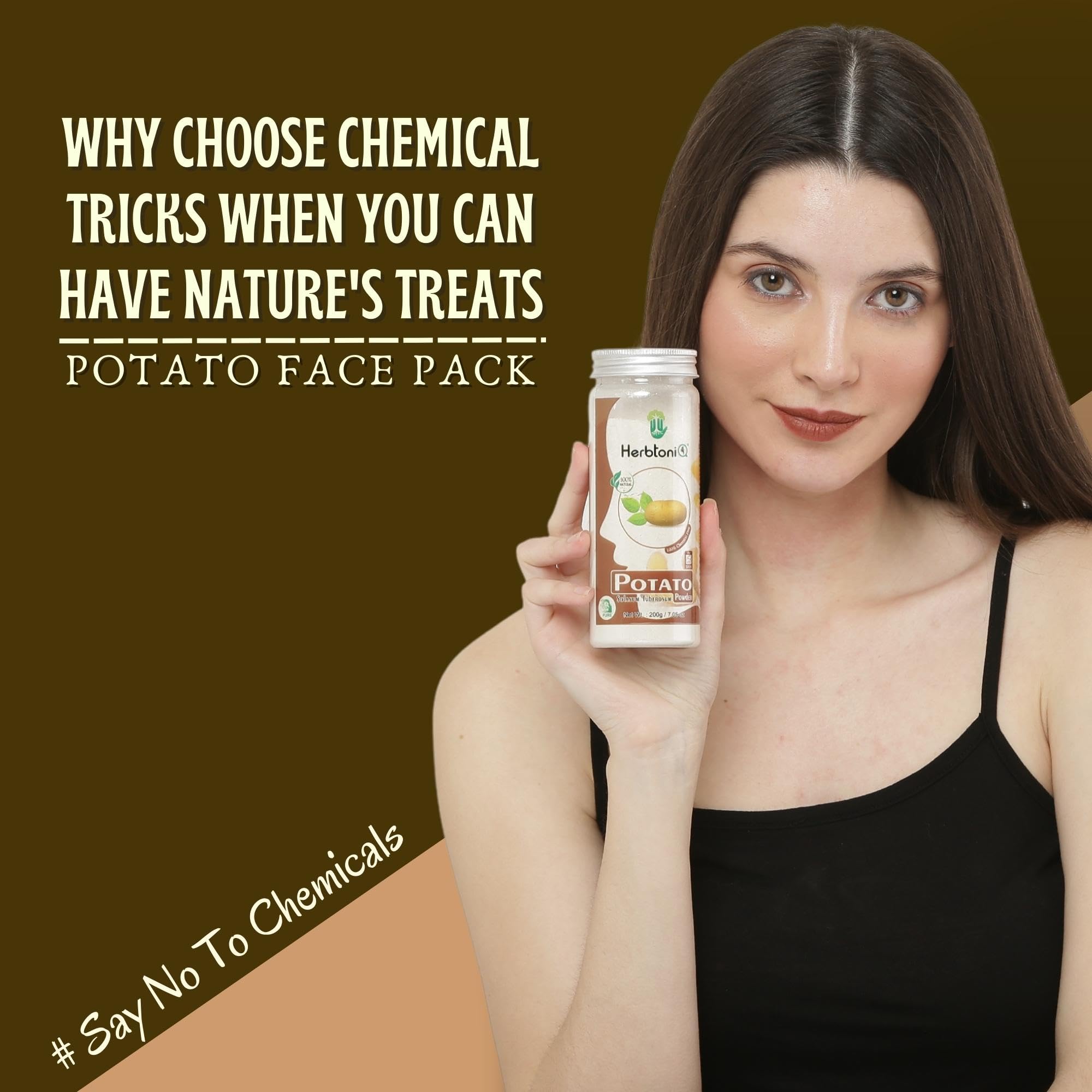 HerbtoniQ Organic Orange Peel, Lemon Peel, Potato, Beetroot, Sandalwood & Multani Mitti Powder - 6-in-1 Natural Face Mask Kit for Glowing Skin | DIY Facial Scrub, Cleanser & Body Pack | Unisex Skincare Combo (950g) | Perfect for Spa Day & At-Home Beauty Treatments