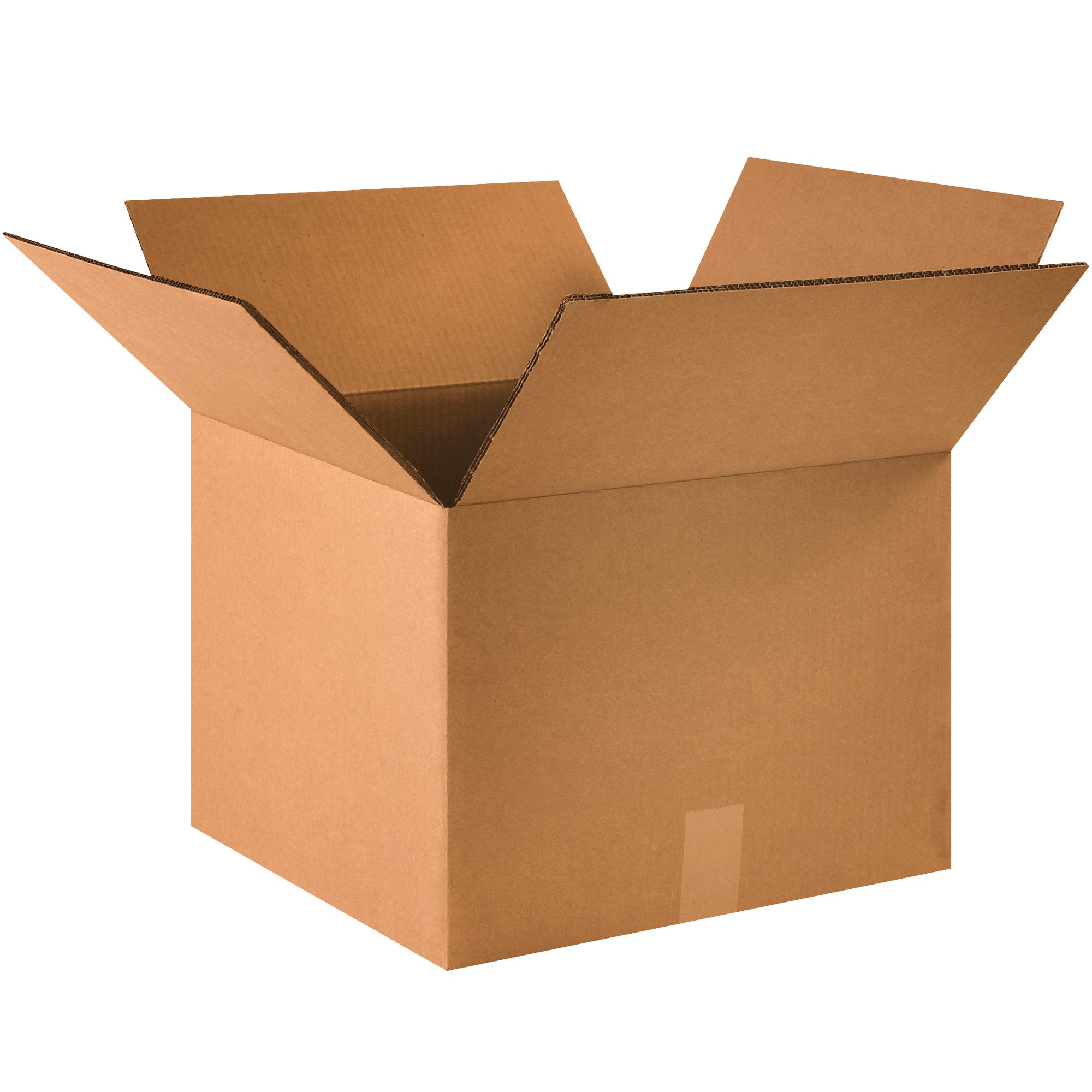 BOX USA BHD161612DW 16x16x12 Inch Double Wall Corrugated Cardboard Boxes, Kraft Brown Heavy Duty Shipping Boxes (Pack of 10) for Moving, Storage and Packing Supplies