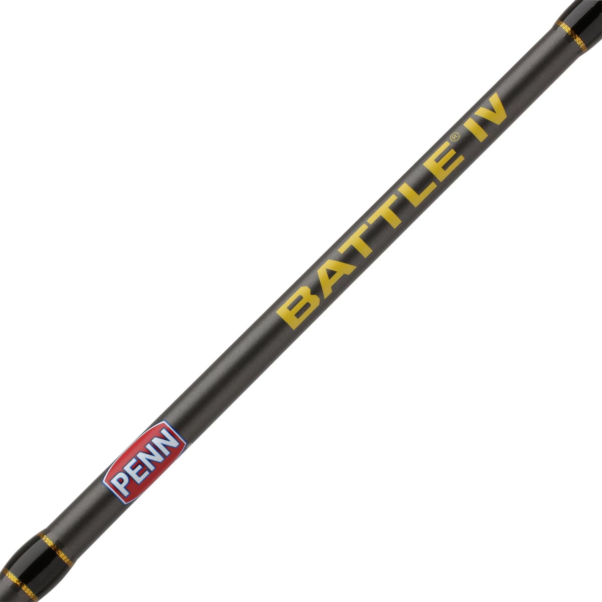 Battle IV Spinning Rod and Reel Combo - Premium Fishing Gear for Freshwater & Saltwater Anglers - Perfect for Bass, Trout, and Walleye Fishing