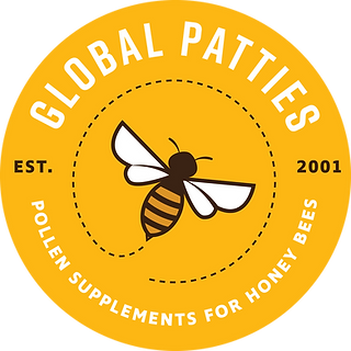 40 Pack Global Patties - 15% Real Natural Bee Pollen for Beekeeping & Honey Production | Enhance Hive Health & Boost Honey Yield