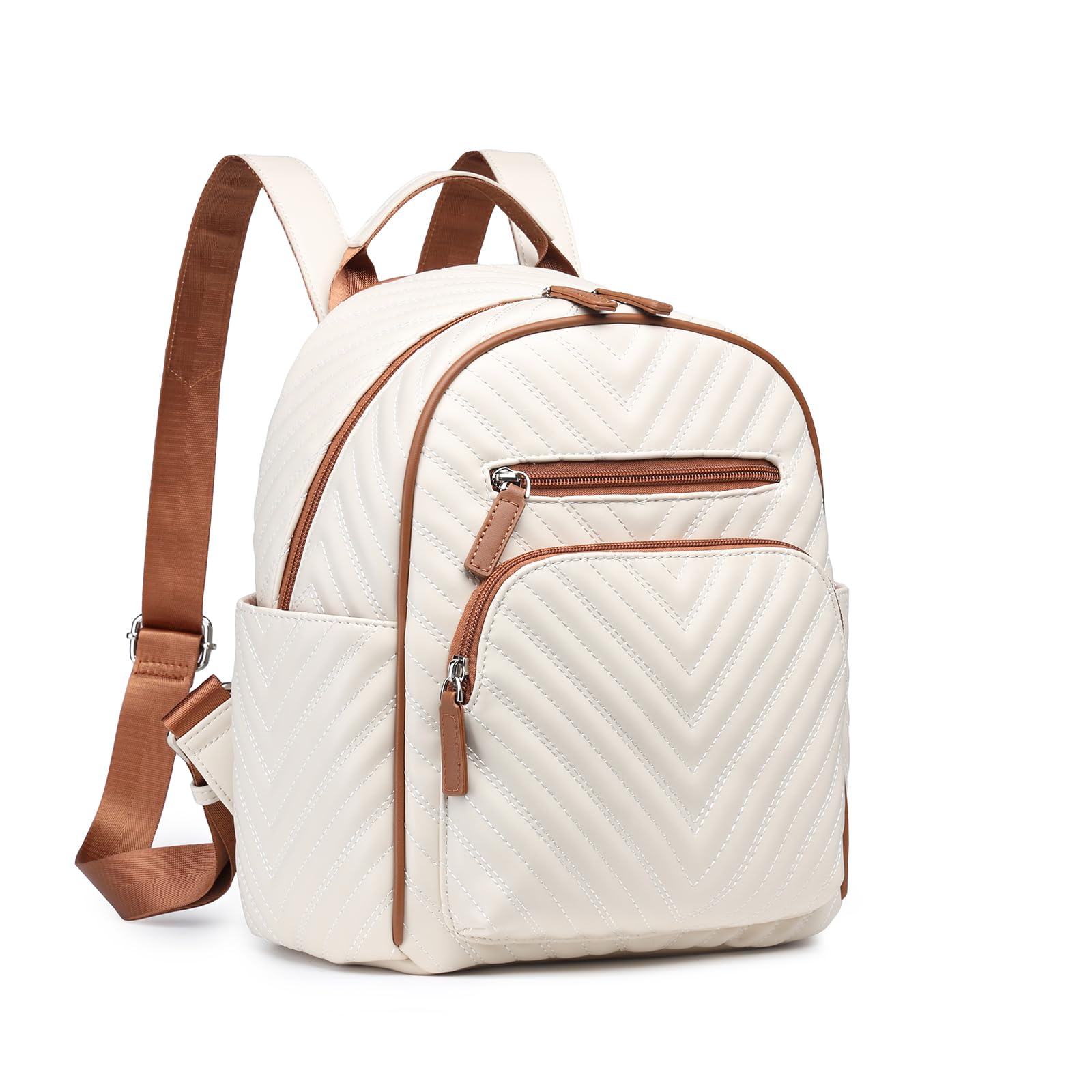 Miss Lulu Women's Fashion Backpack - PU Leather Rucksack for Women & Girls, Anti-Theft Waterproof Daypack, Causal Mini Shoulder Bag | Perfect for School, Travel, Work & Daily Use