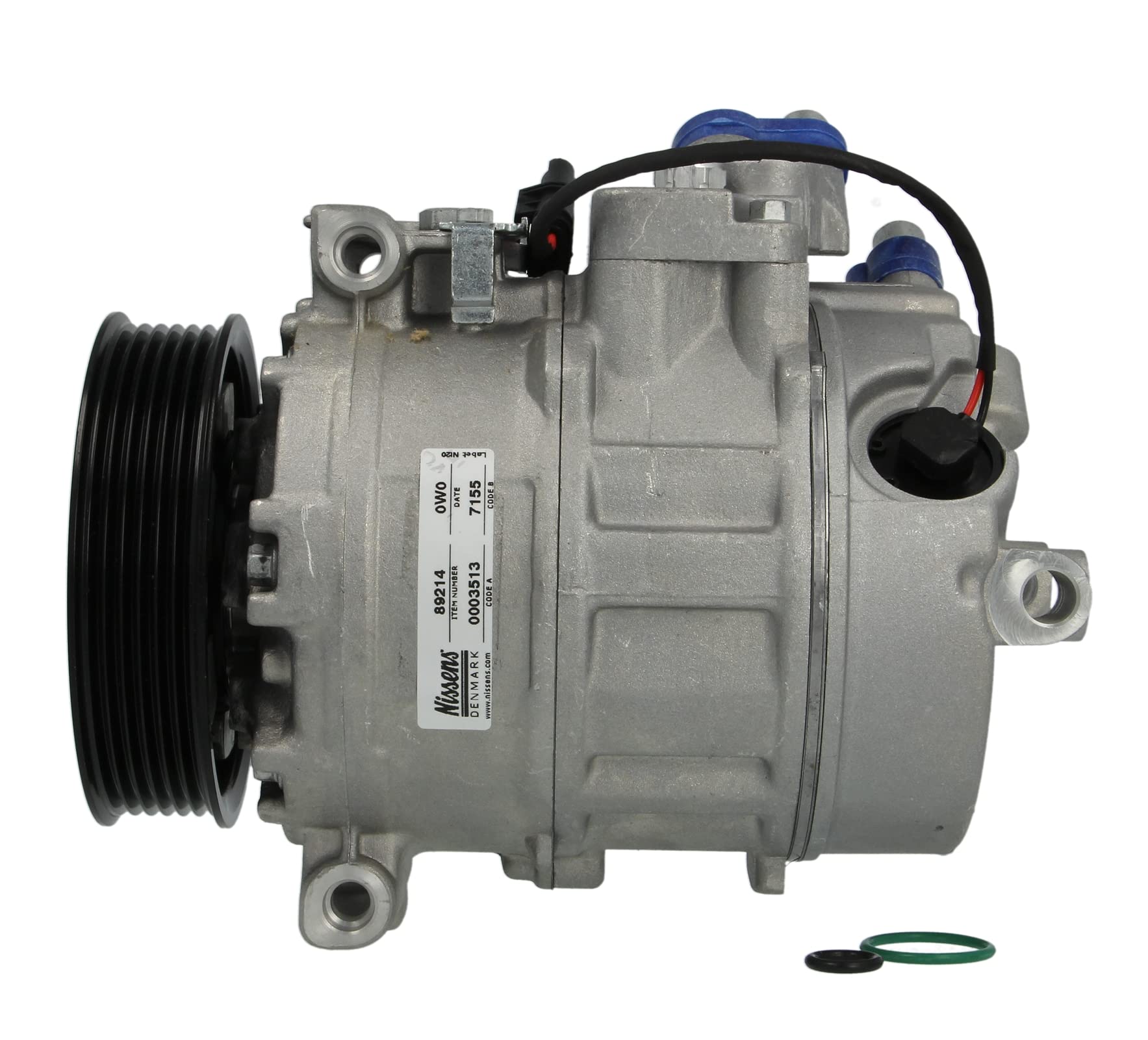 Nissens 89214 High-Performance Air Conditioning Compressor | Replacement AC Compressor for Cars & Trucks | Perfect for Summer Cooling & Vehicle AC Repair