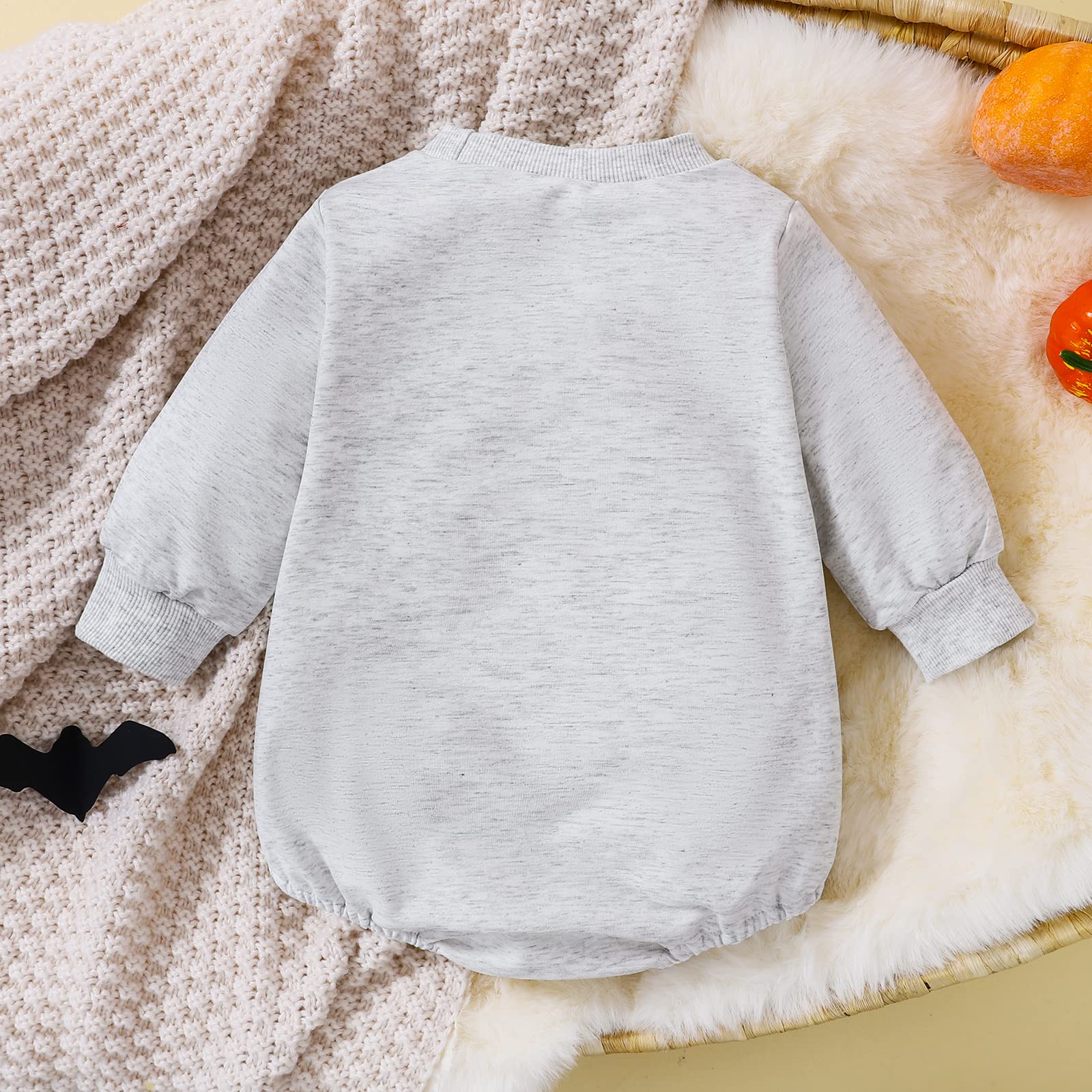 Baby Girl Sweatshirt Romper Outfit - Long Sleeve Bodysuit Top & Sweater Set for Newborns | Spring Baby Clothes for Playdates & Photo Shoots