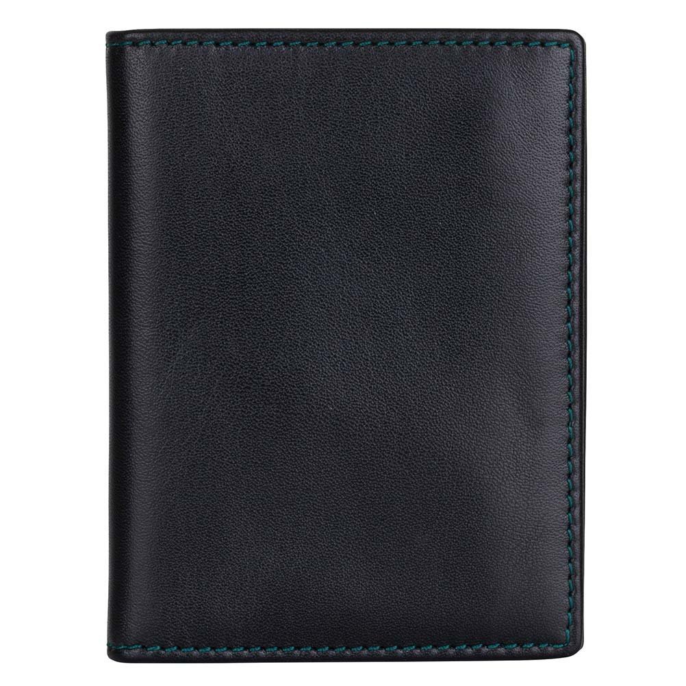 Premium David Hampton Green Label Leather Travel Card Holder - RFID Blocking Slim Wallet for Men & Women - Perfect for Business Trips, Vacations & Everyday Use