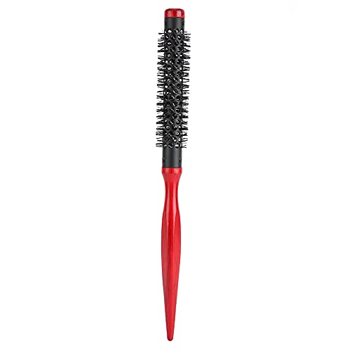 Professional Wooden Handle Roller Comb - Hair Styling Brush & Detangling Tool for Salon & Home Use | Perfect for Curly, Straight & Thick Hair | Essential Hairdressing Accessory for Stylists & Daily Hair Care