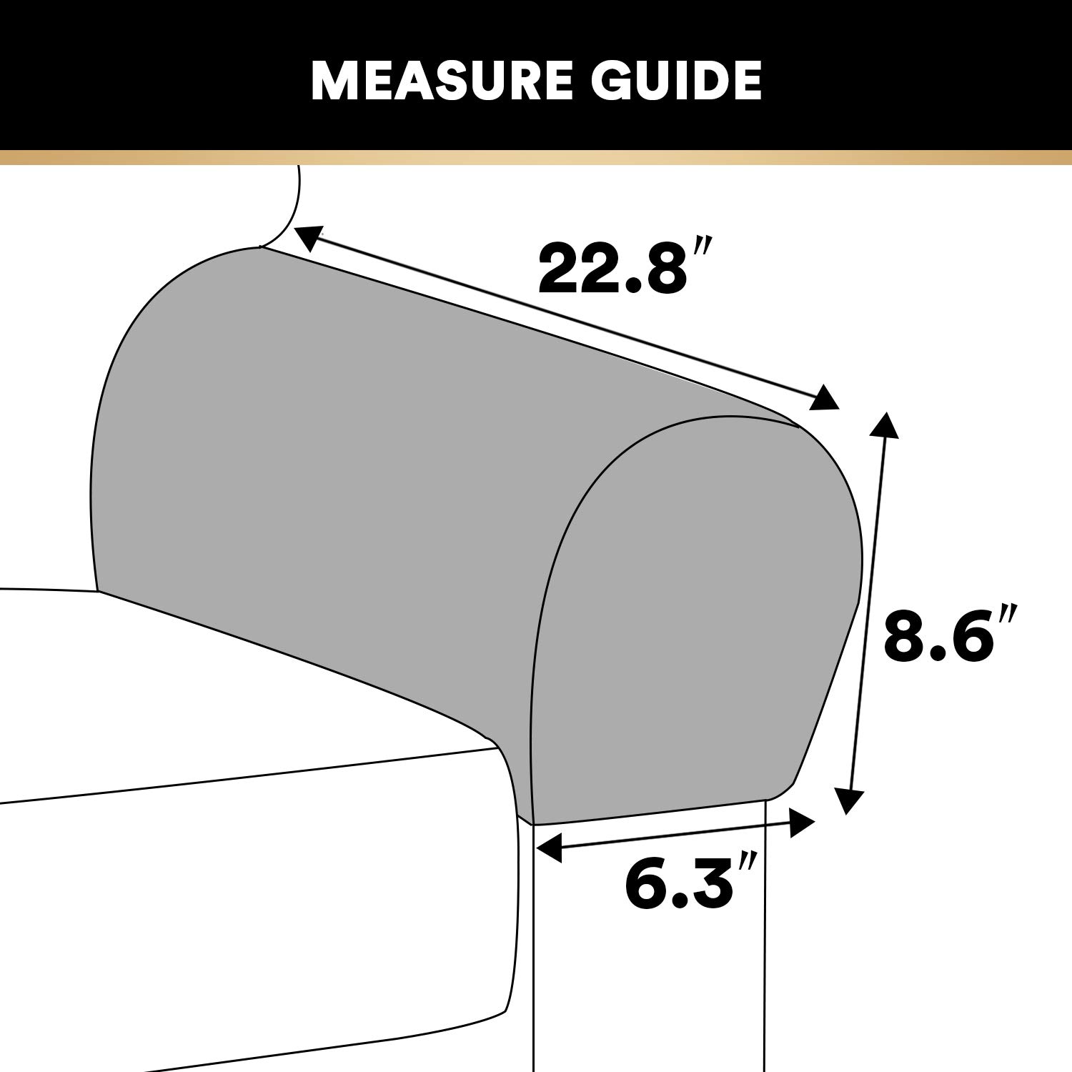 PrinceDeco 2 Pack Thick Velvet Stretch Armrest Covers - Non-Slip Sofa & Chair Arm Protectors for Living Room, Office, Dorm - Soft Brown Fabric Covers for Furniture Protection & Style Upgrade