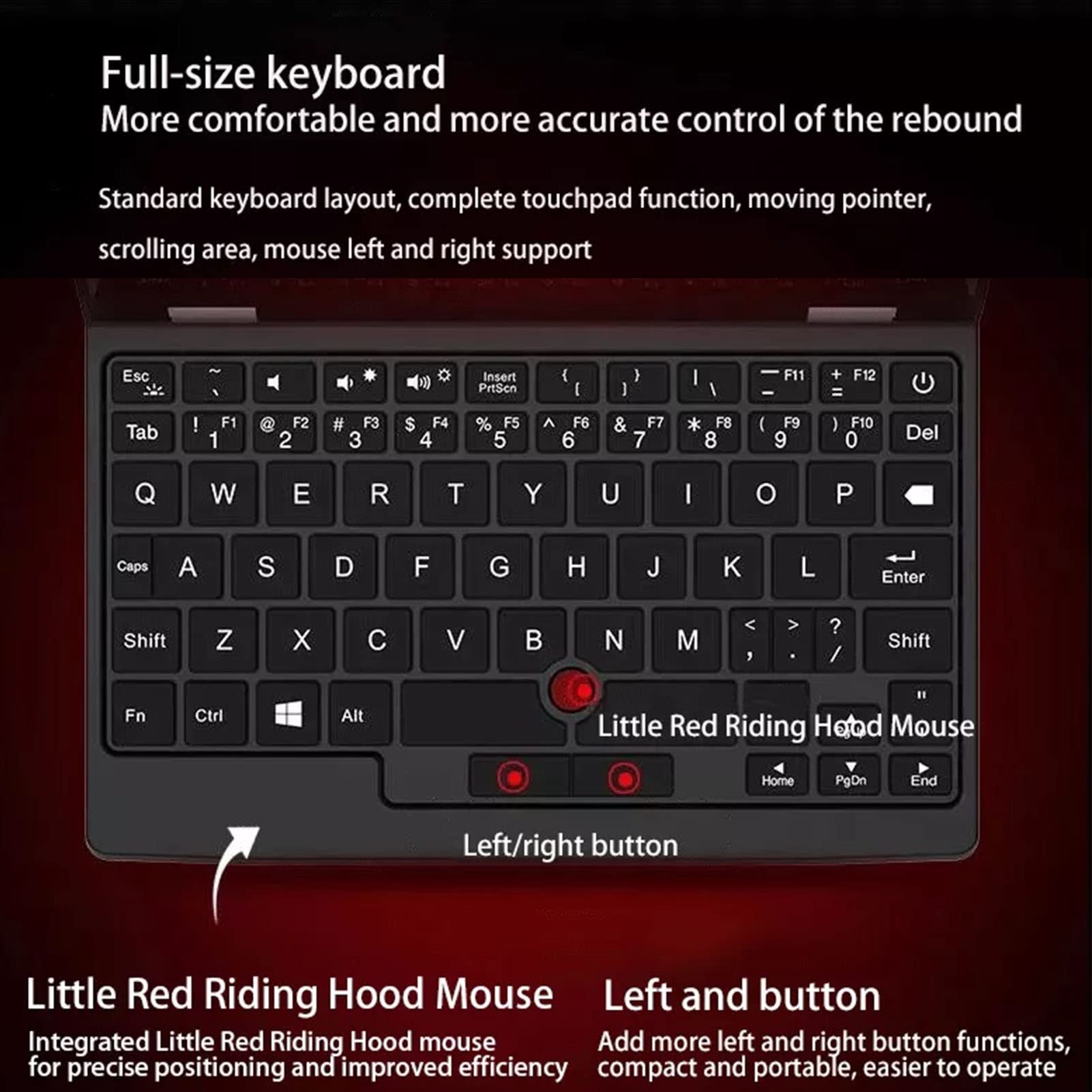 7 Inch Mini Laptop with Intel J4105 CPU, 12GB RAM & 128GB Storage - Portable Windows 10/11 Notebook with 2MP 30fps Camera, 2xUSB 3.0 Ports & US Plug - Perfect for Travel, Business & Remote Work