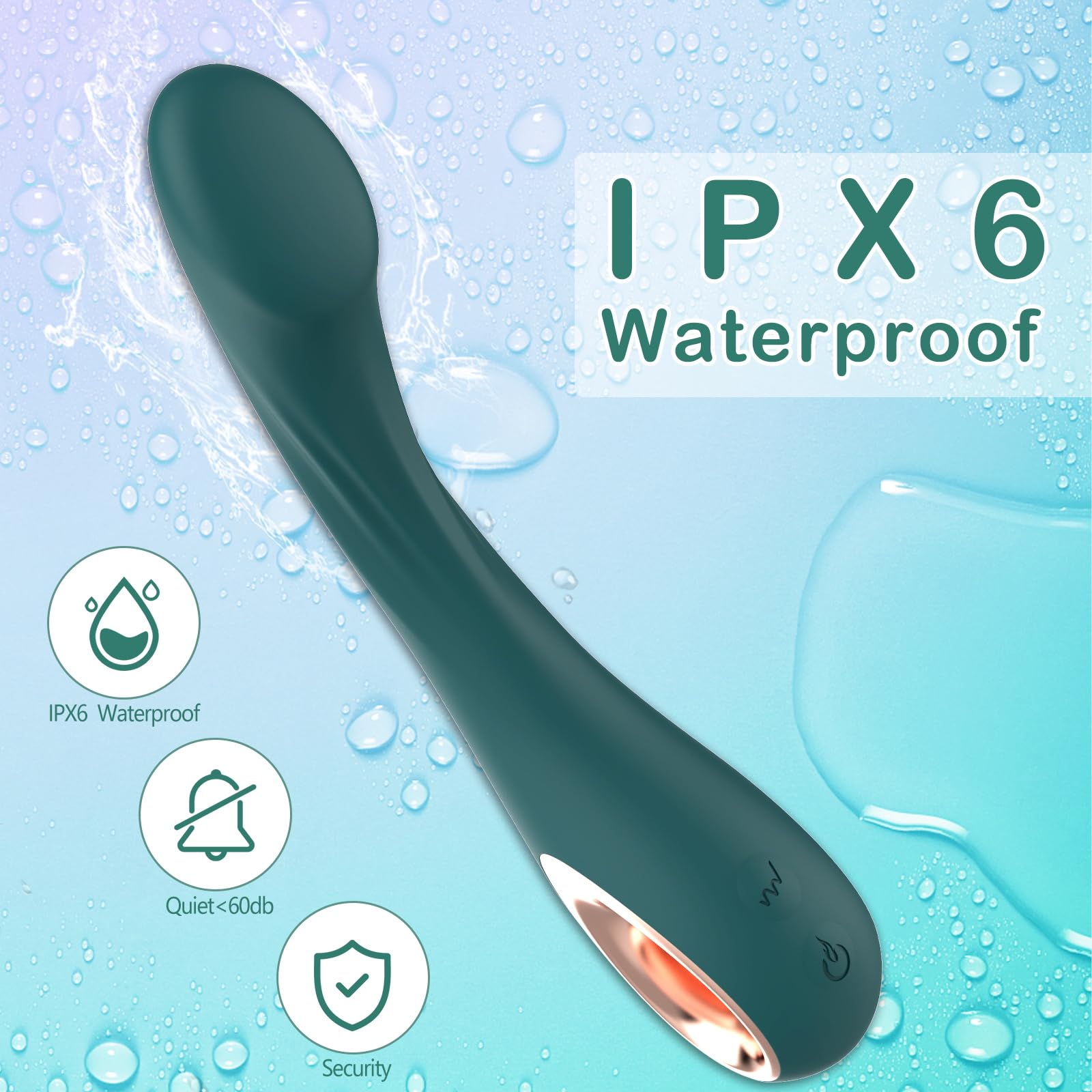 Premium G-Spot Vibrator for Women - 10 Powerful Vibration Modes, Ergonomic Curved Design for Clitoral & Anal Stimulation | Soft Body-Safe Silicone Adult Toy | Perfect for Solo Play & Couples Intimacy (Green) - Enhance Your Bedroom Experience & Spice Up Date Nights