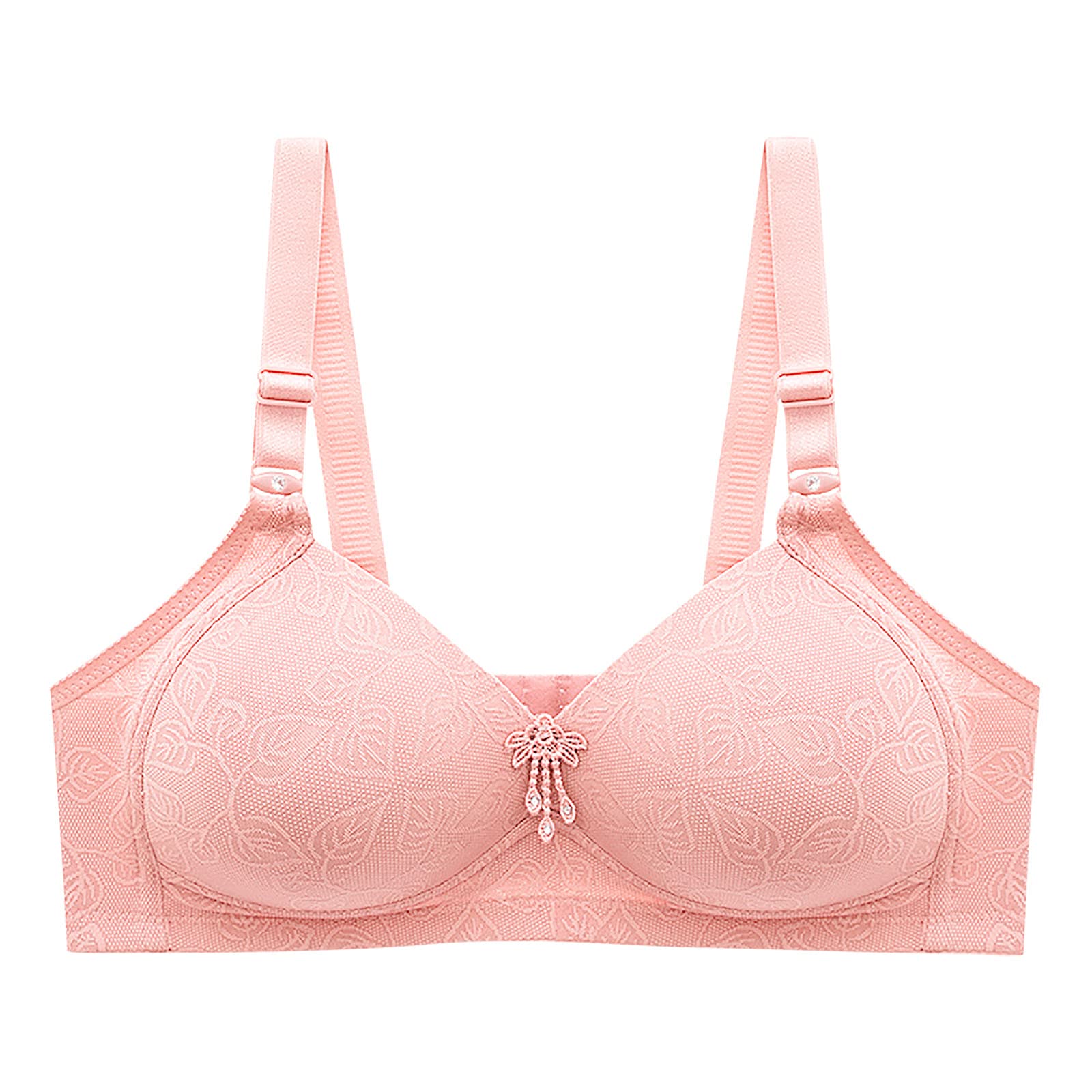 Plus Size Wireless Seamless Comfort Bra for Women - Soft Sleep Bra & Everyday Push Up Lingerie - Perfect for Sleeping, Lounging & Relaxing at Home