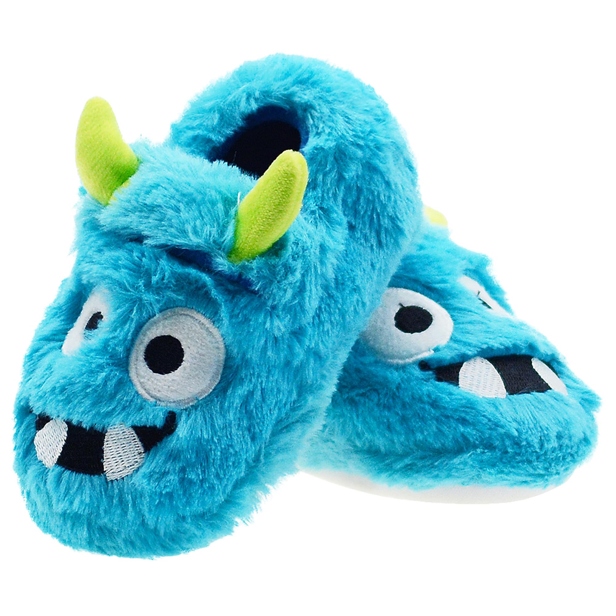 LA PLAGE Boys Monster Slippers for Kids - Soft & Comfortable House Shoes for Toddler Boys, Indoor Bedroom Slippers - Perfect for Home, Playtime & Cozy Winter Wear