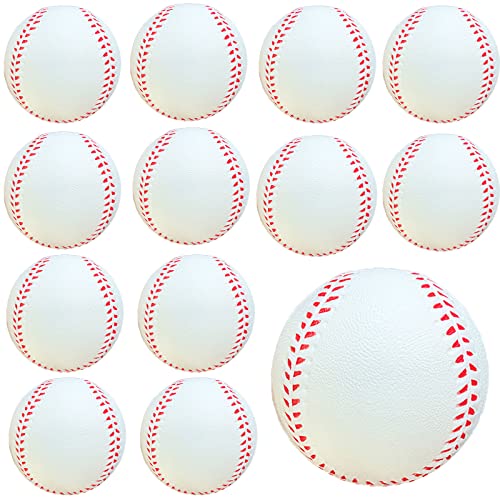 White Sport Soft Baseballs