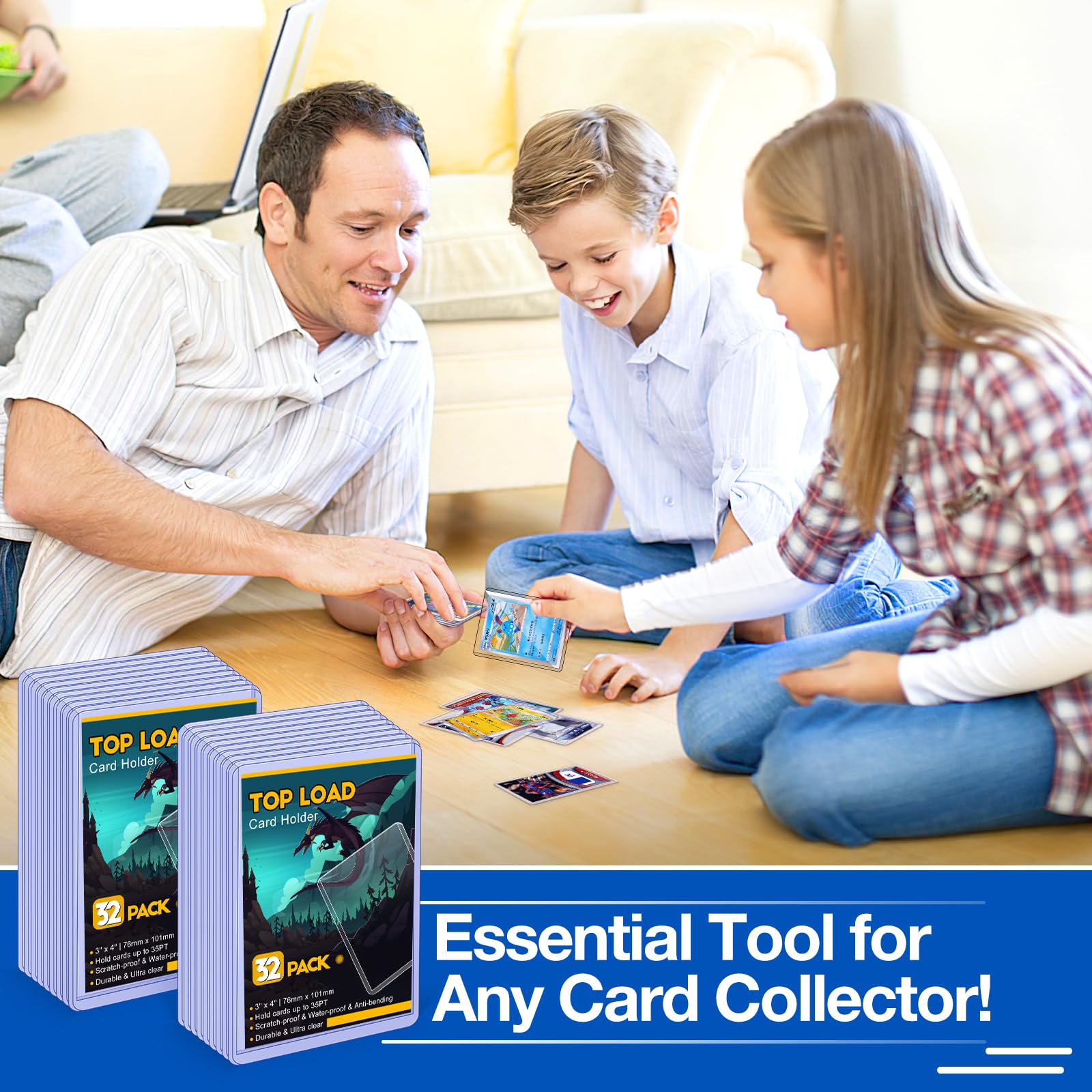 Sooez 35PT Topload Card Holder - 32 Count 3