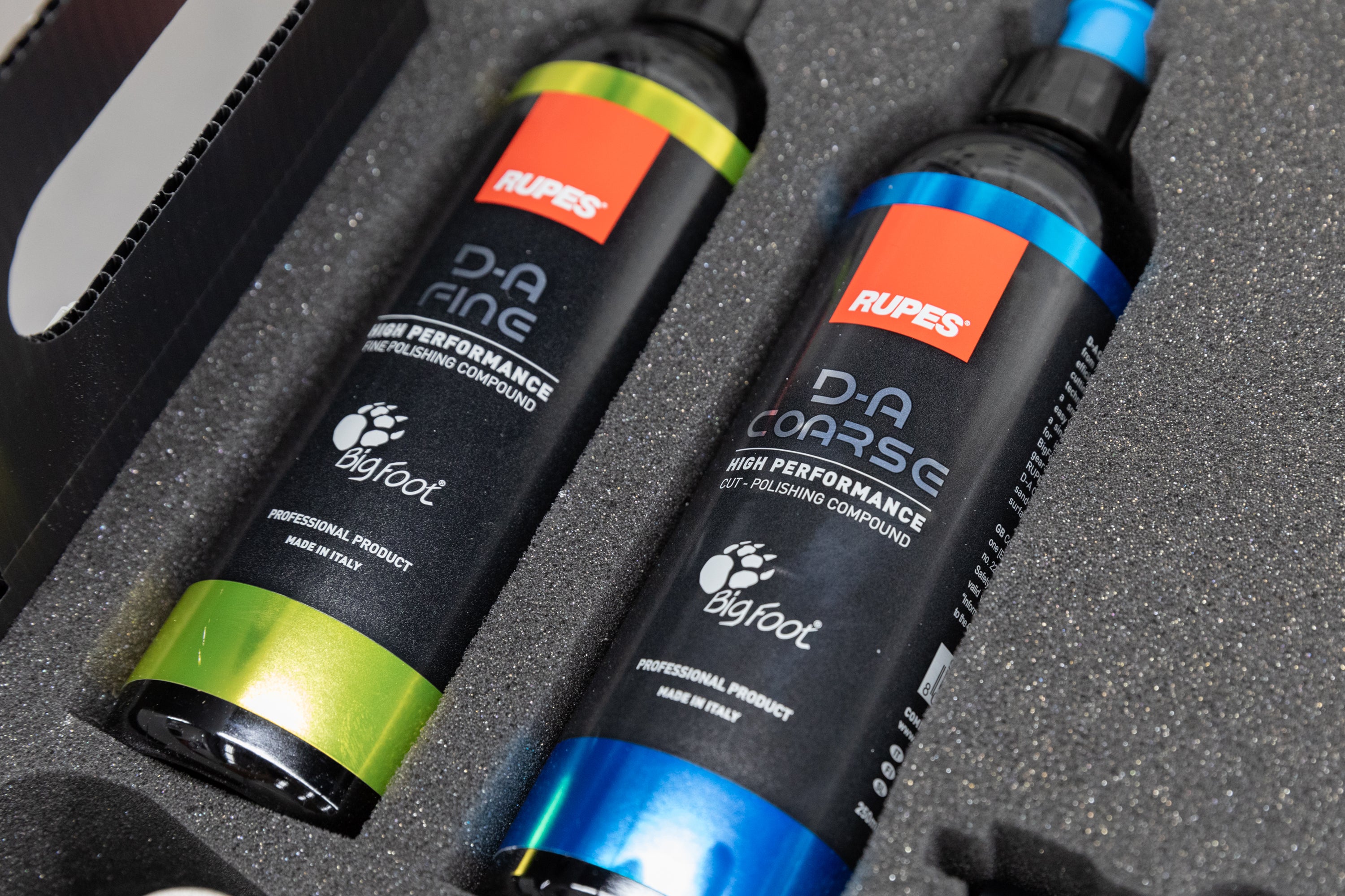 RUPES BigFoot Nano iBrid Technology Long Neck Polisher Kit (HR81ML/LUX) - Perfect for Auto Detailing, Car Polishing & Paint Correction