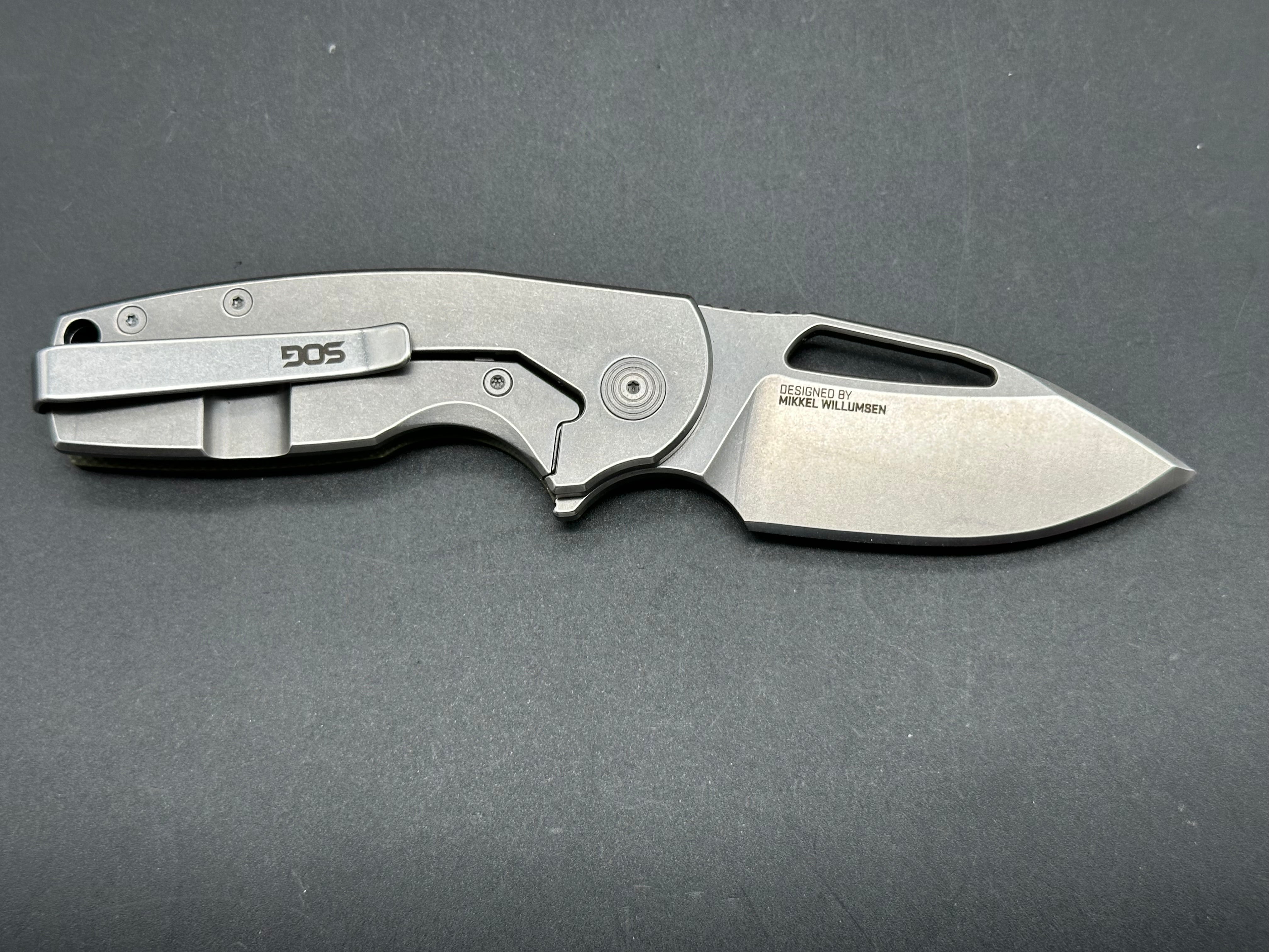 SOG Stout FLK Folding Knife - 2.62