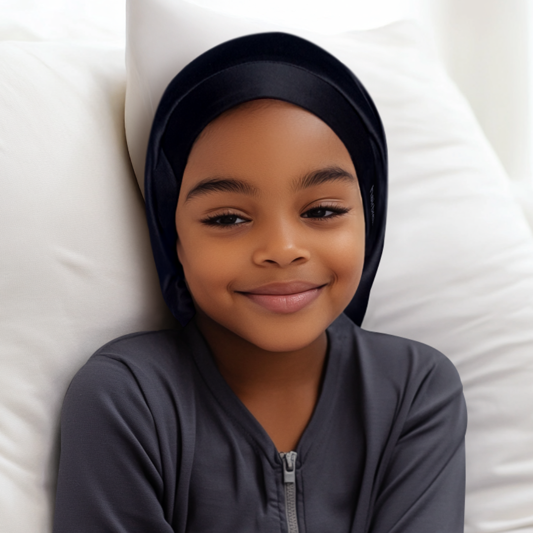 Hairbrella Kids Gift Set: Waterproof Shower Cap & Soft Sleep Cap Combo for Toddlers & Children - Perfect for Bath Time & Bedtime
