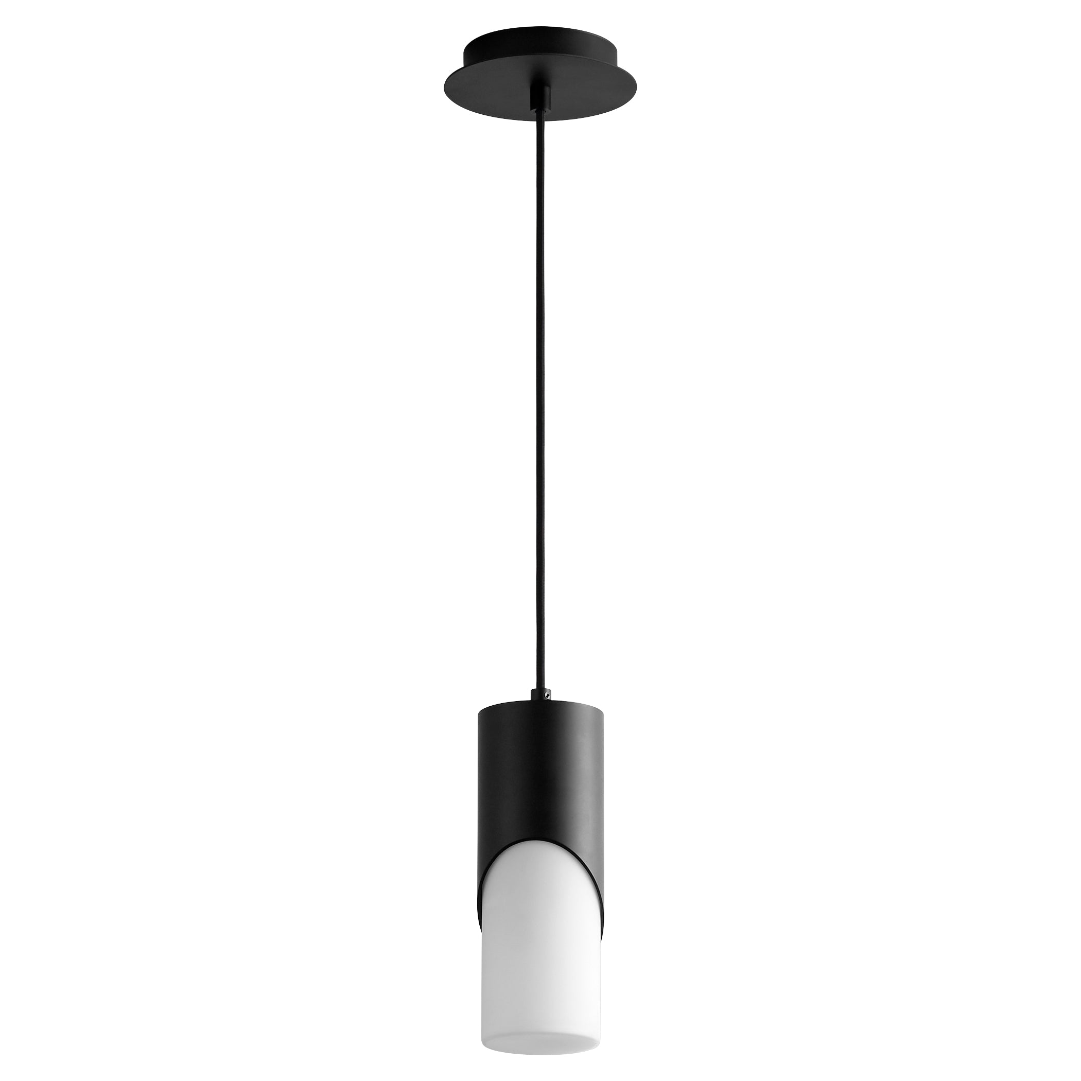 Oxygen Ellipse 3 677 115 Pendant Light - Modern Black Glass Chandelier for Dining Room, Kitchen Island & Living Room Lighting