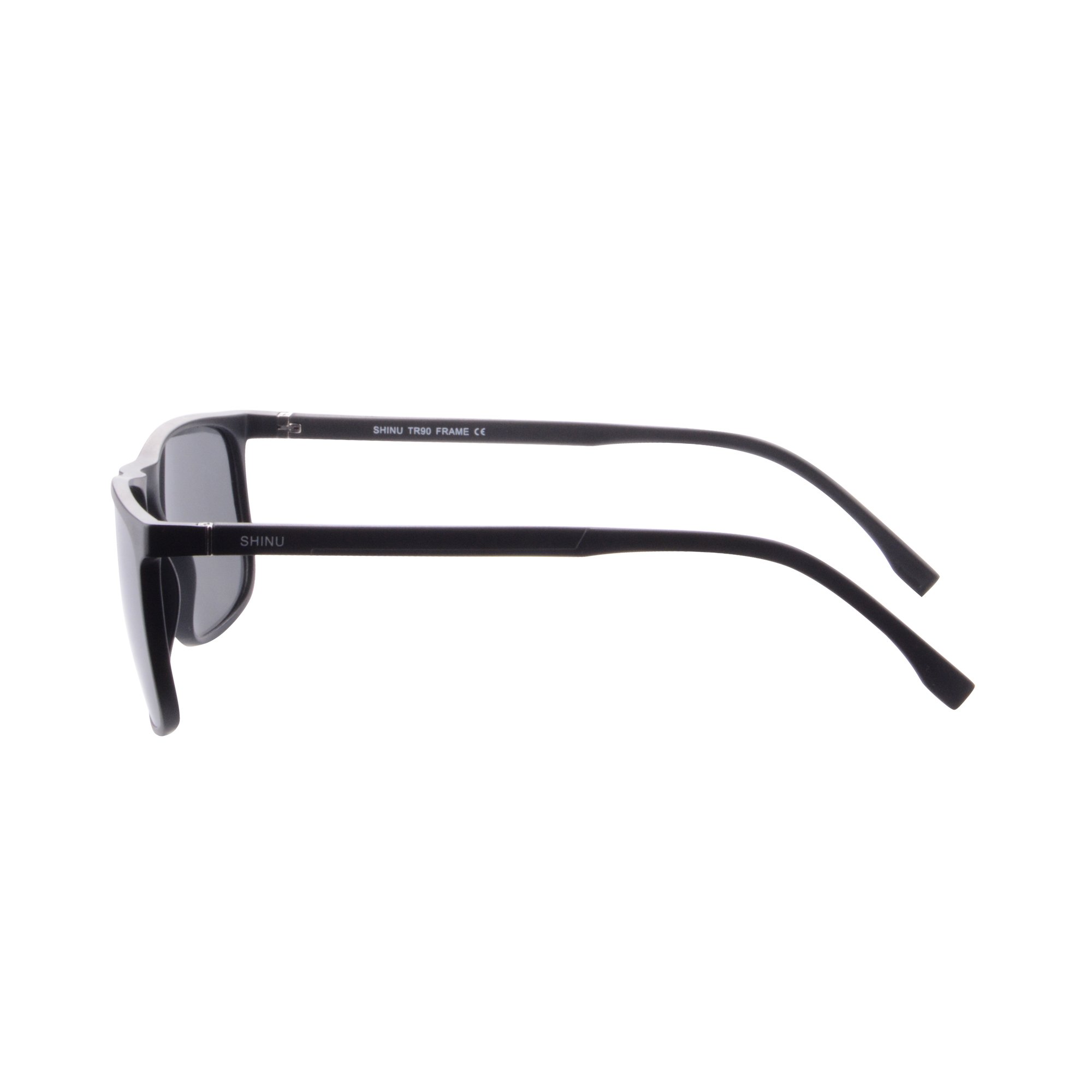 SHINU Polarized Rectangle Sunglasses for Men & Women - Anti-Blue Light Computer Glasses SH078 - UV Protection for Driving, Outdoor Sports & Digital Screen Use