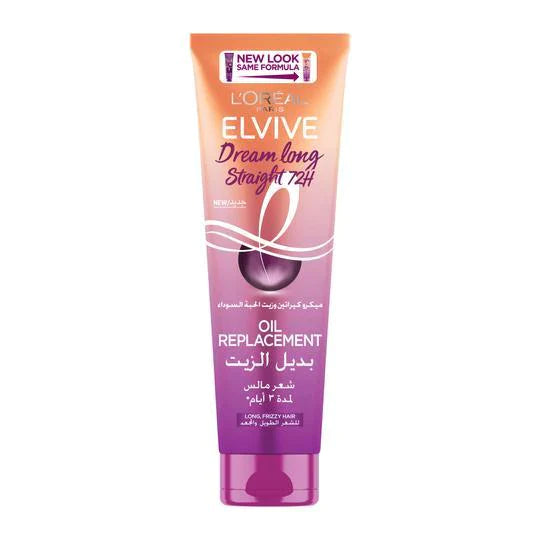 L'Oréal Paris Elvive Dream Long Straight Hair Oil - Nourishing & Smoothing Treatment for Long, Straight Hair - Perfect for Daily Use & Styling