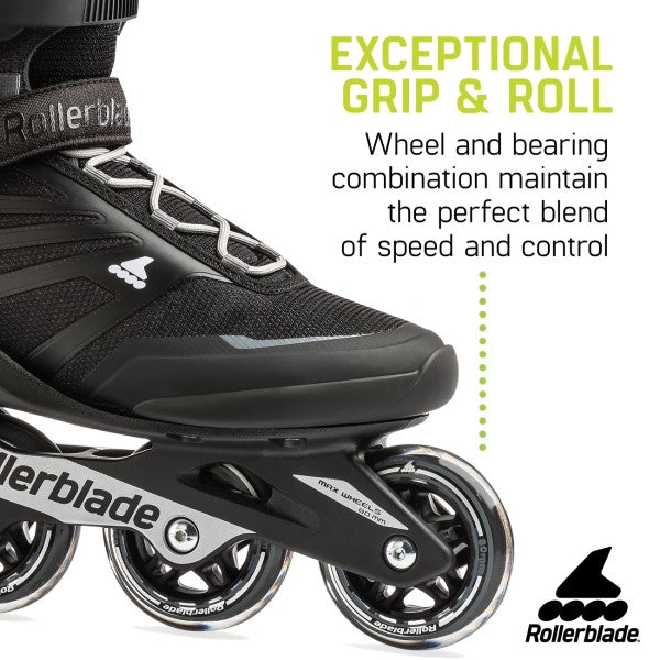 Rollerblade Zetrablade Inline Skates for Adults - Comfortable & Lightweight Fitness Skates for Outdoor & Indoor Use - Perfect for Exercise, Commuting & Recreation