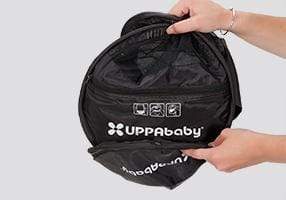 UPPAbaby Cabana Infant Car Seat Shade - UV Protection Sun Canopy for Baby Stroller & Car Seat - Perfect for Outdoor Walks, Beach Trips, and Summer Adventures